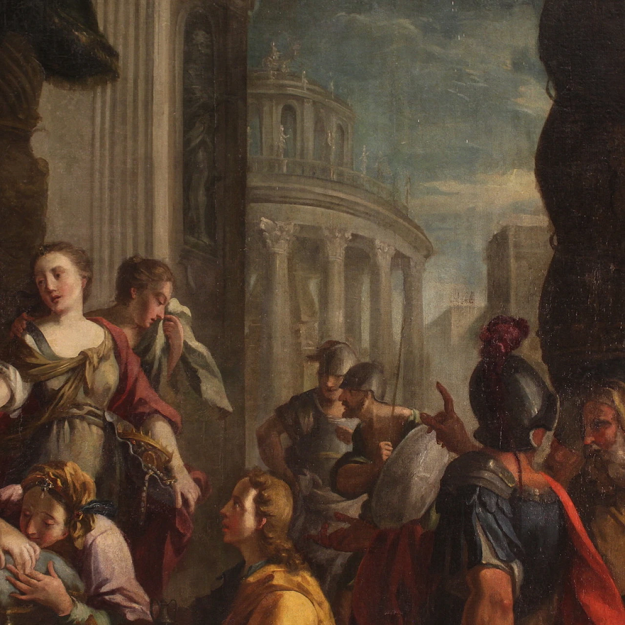 Artemisia beve le ceneri di Mausolo, dipinto a olio su tela, '700 4