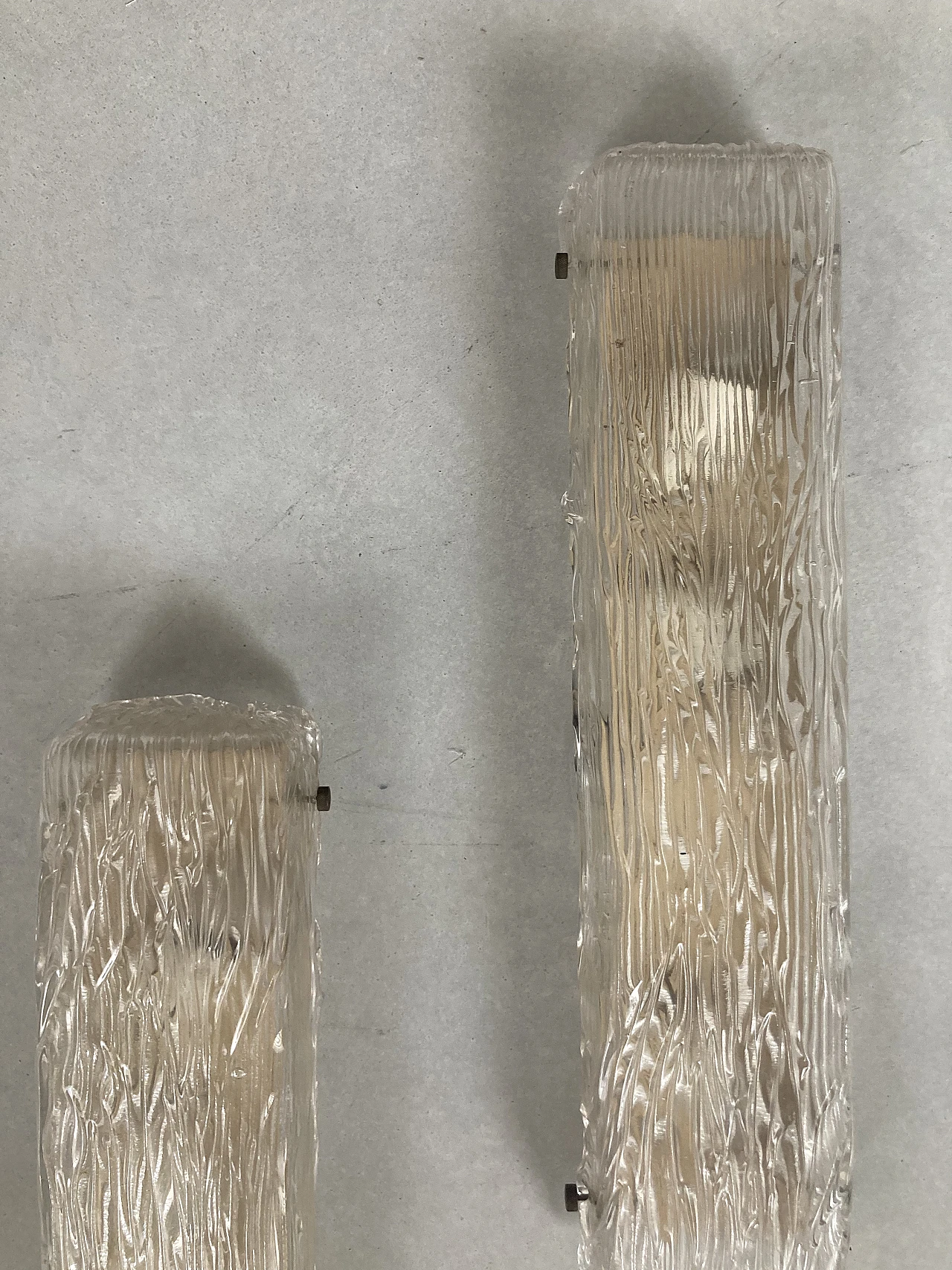 Pair of Corteccia lamps by Toni Zuccheri for Venini, 1960s 10