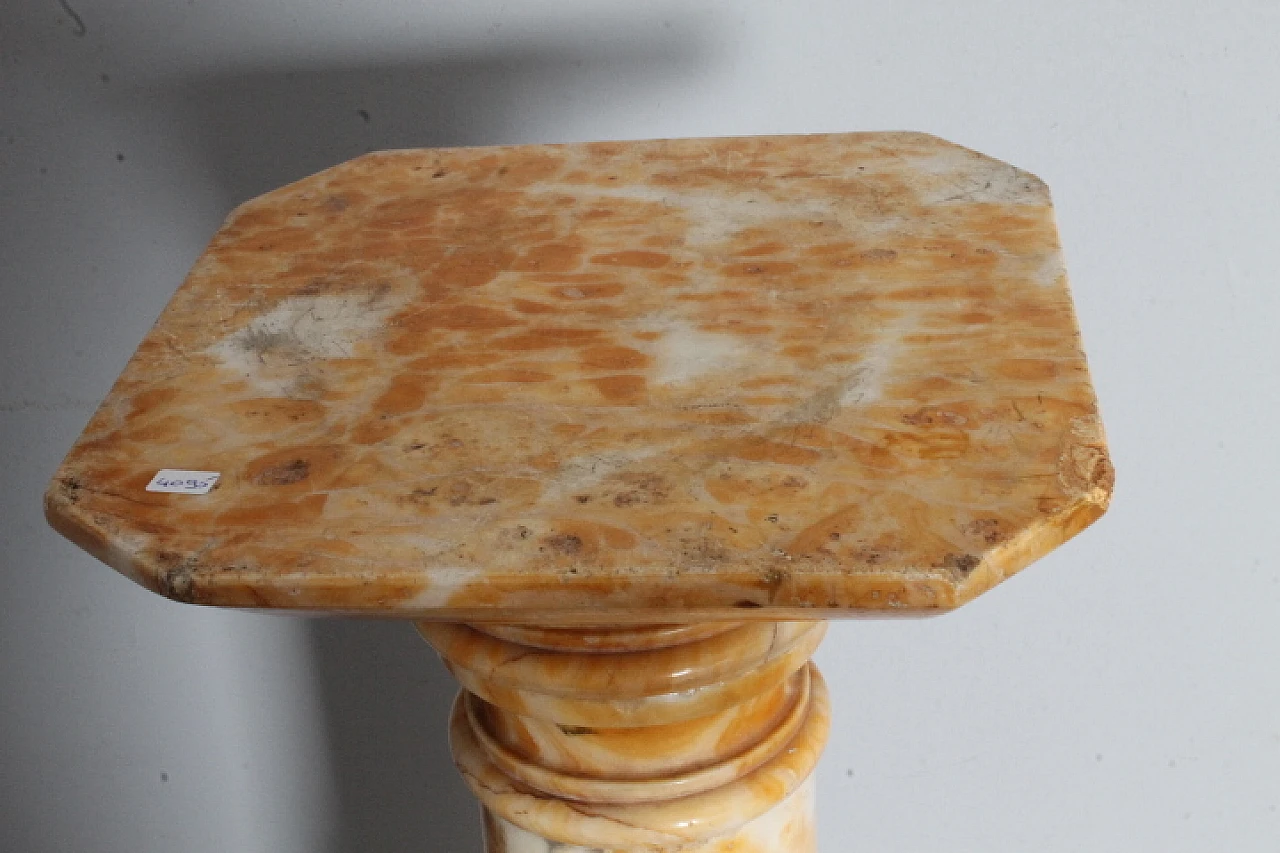 Yellow marble column, 19th century 9