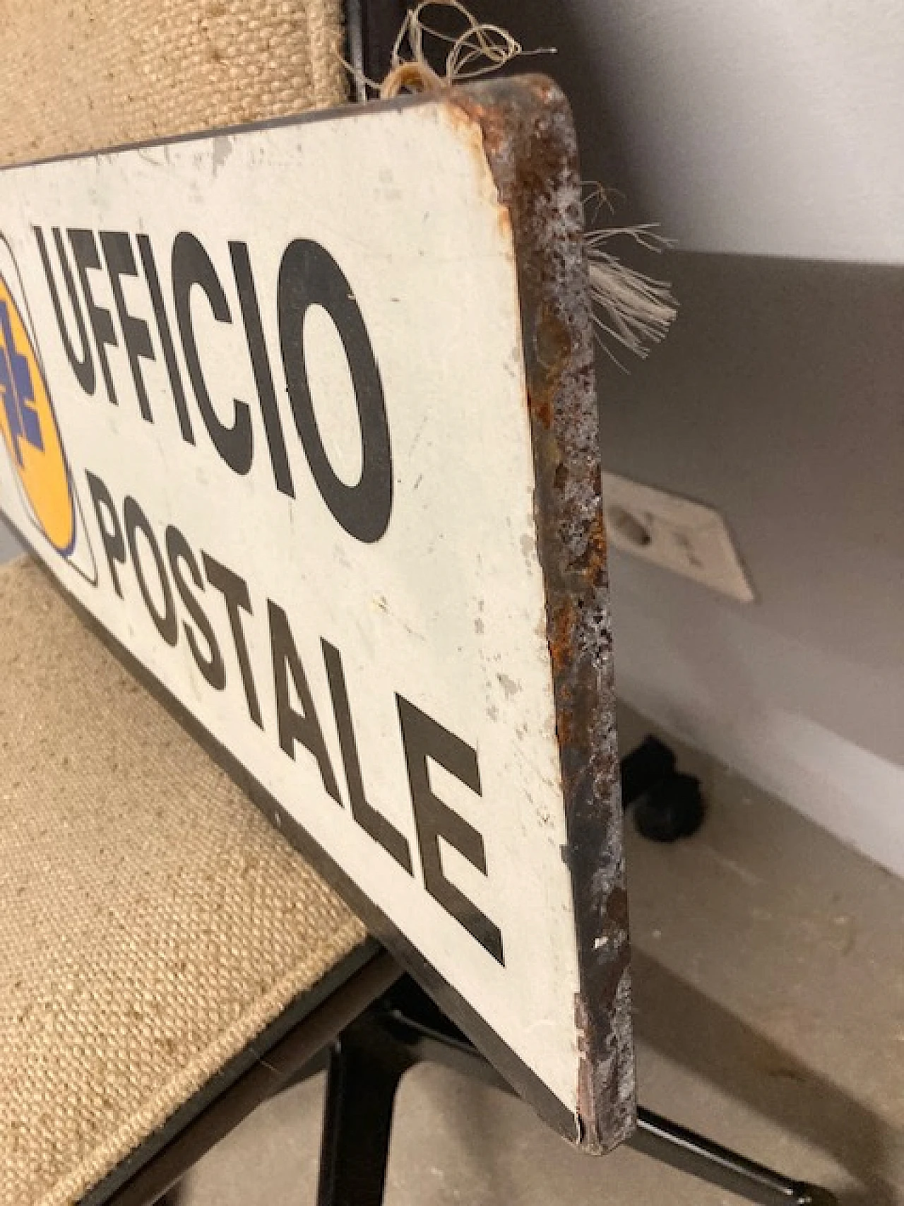 Metal post office sign, 1980s 6