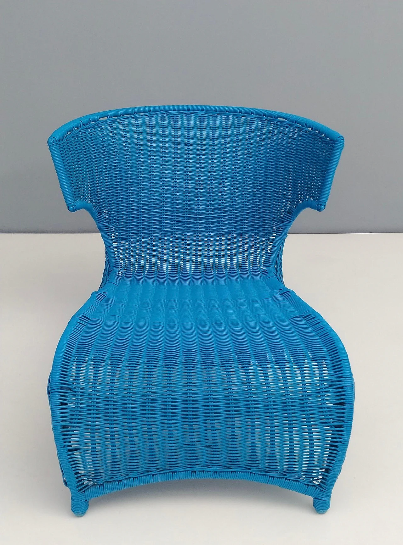 Sky blue longue chair by Monika Mudler for Ikea, 2001 5