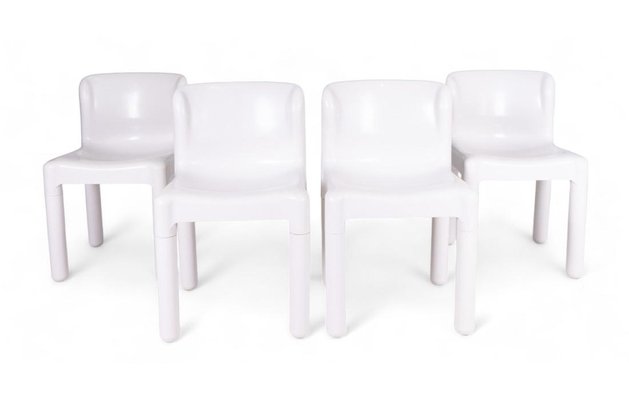 Carlo Bartoli Kartell White Chair X Kartell 4875 Carlo Bartoli