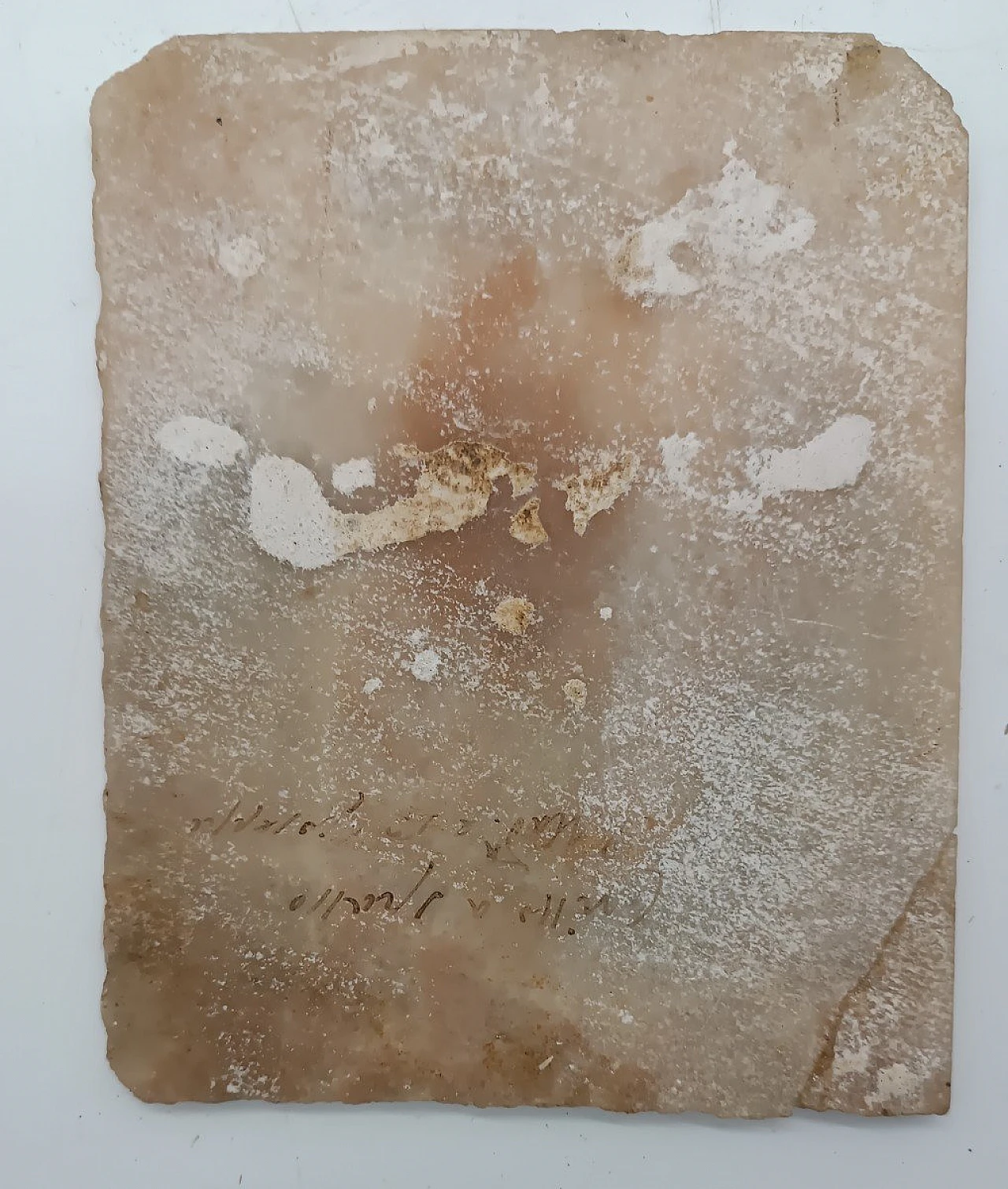 Sacra Famiglia, dipinto su alabastro, '700 10