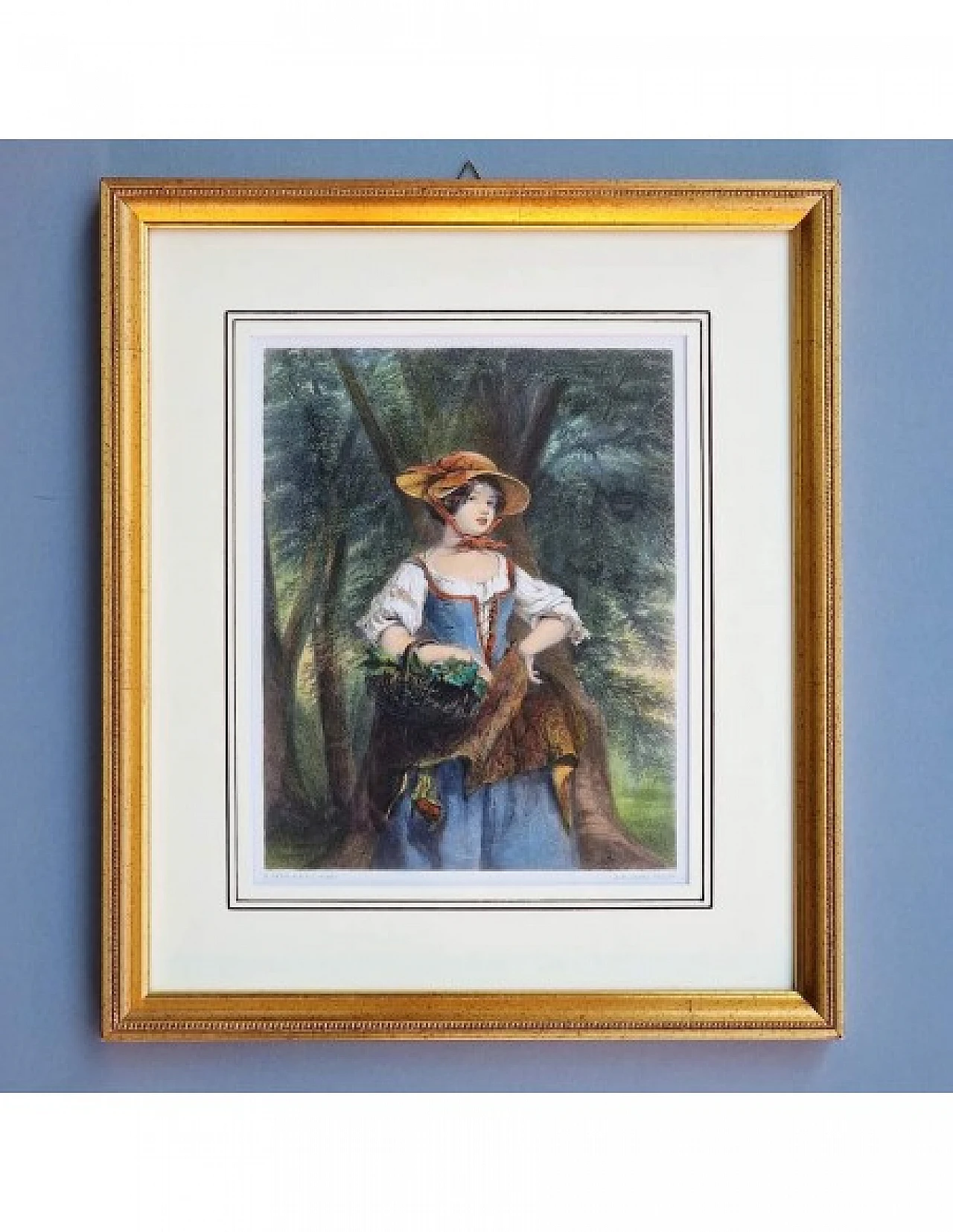 Jeens - Gavin, Phoebe Mayflower, incisione acquarellata, '800 1