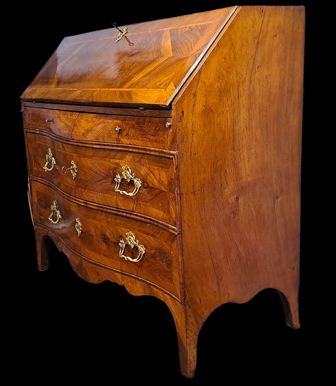 Ribalta in noce Luigi XV genovese, '700 5