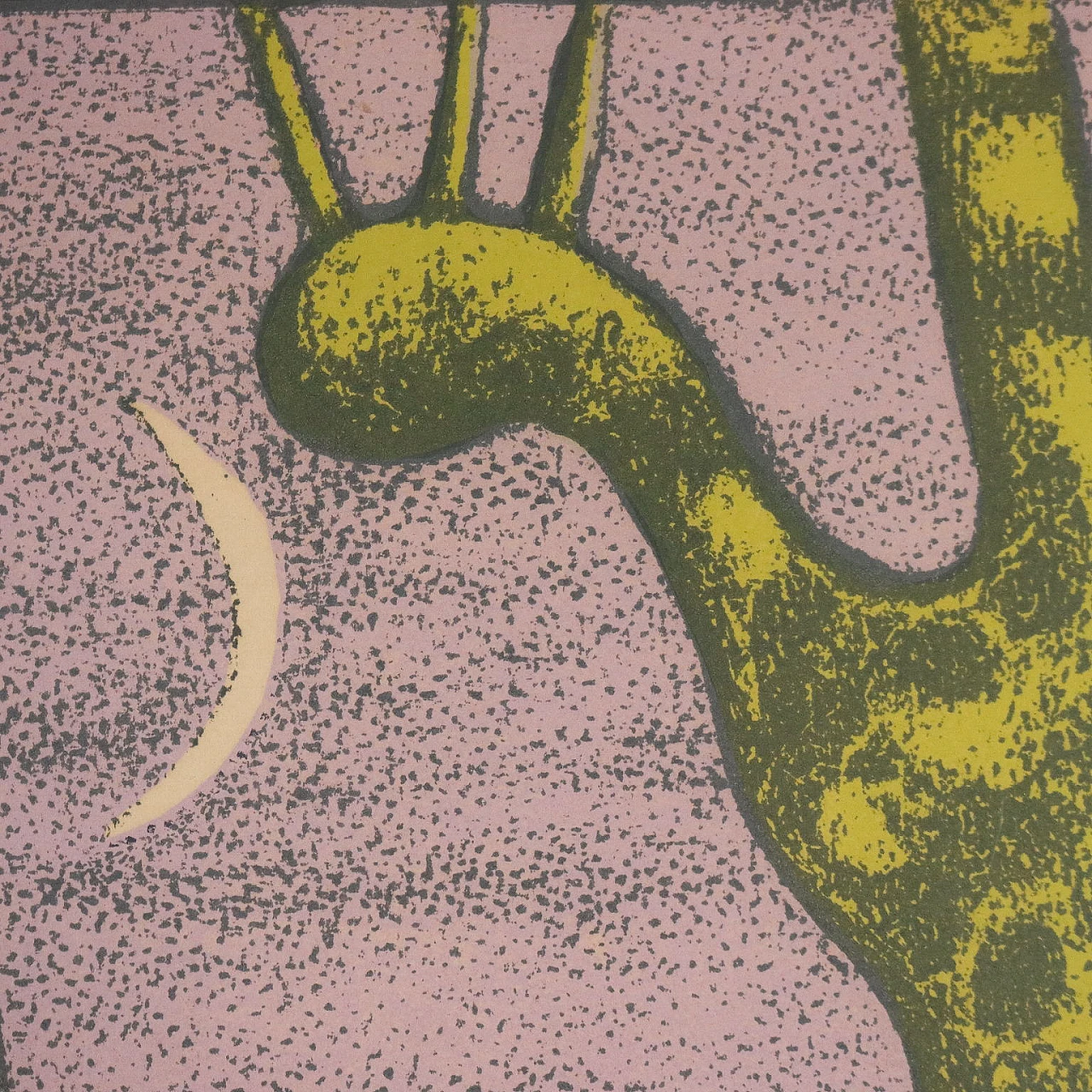 Giuseppe Viviani, Uomo con cane, litografia, 1962 5