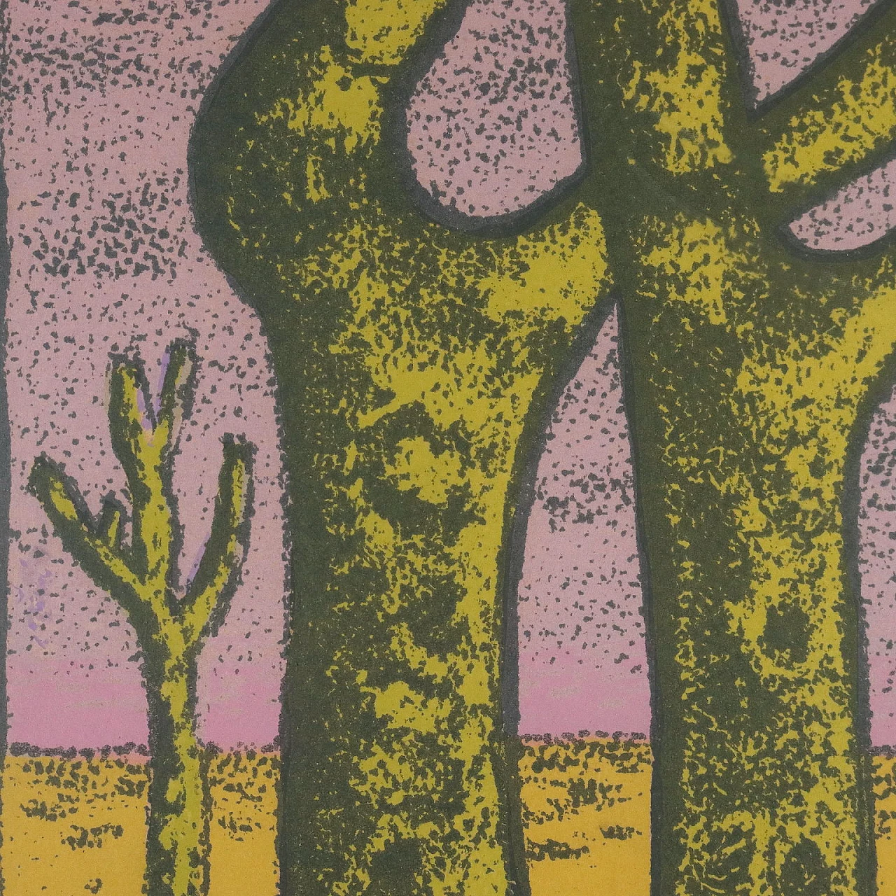 Giuseppe Viviani, Uomo con cane, litografia, 1962 6