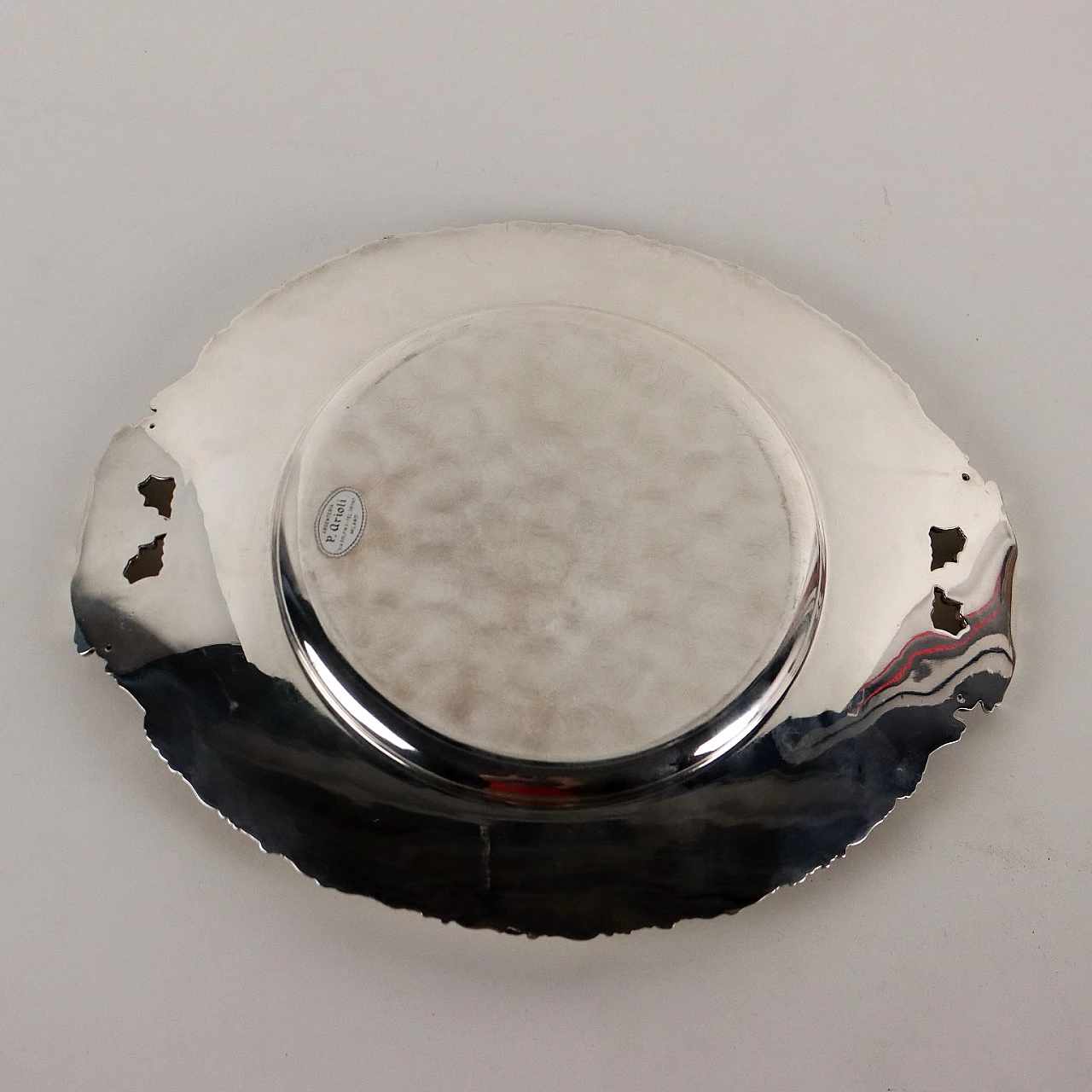 Vassoio in argento di Piero Arioli 7