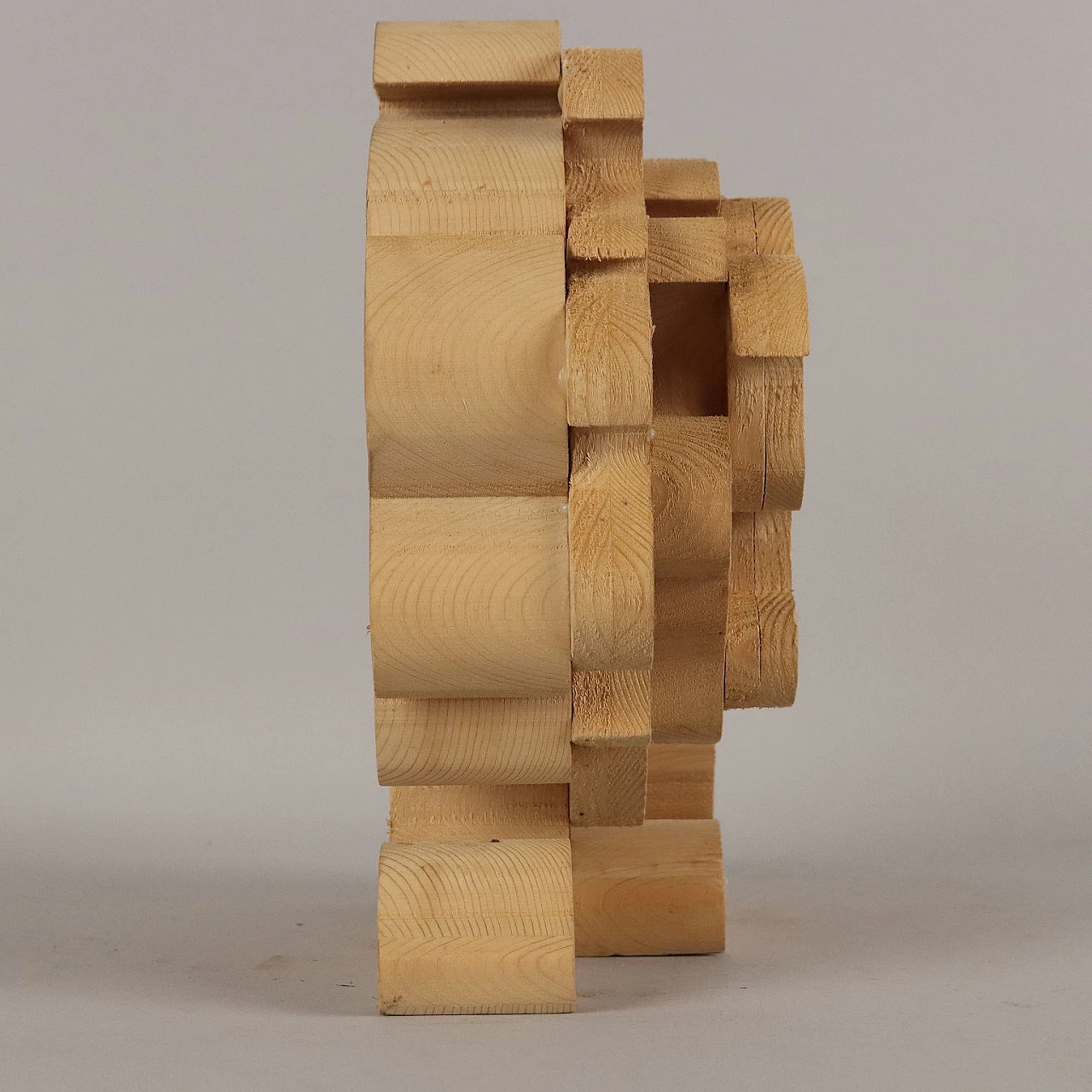 Wood lion sculpture by Bottega Michelangeli 6