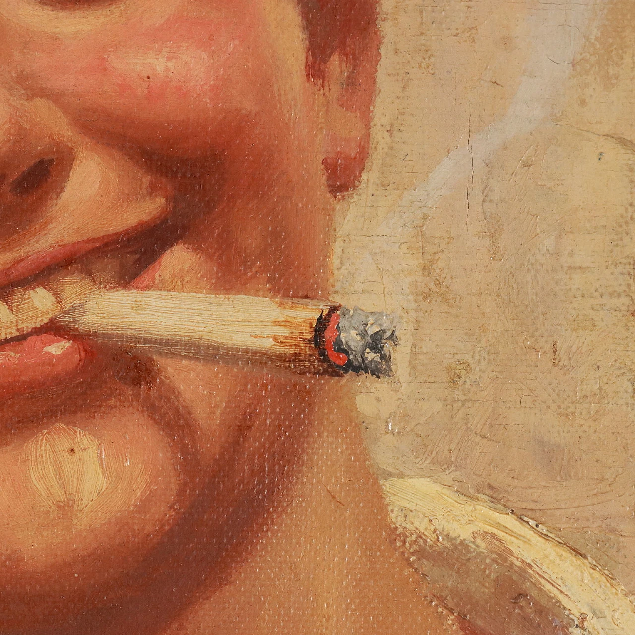 Andrea Vallone, Ritratto di scugnizzo, oil on canvas 5