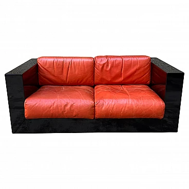 Divano Saratoga a due posti di Vignelli per Poltronova, anni '60