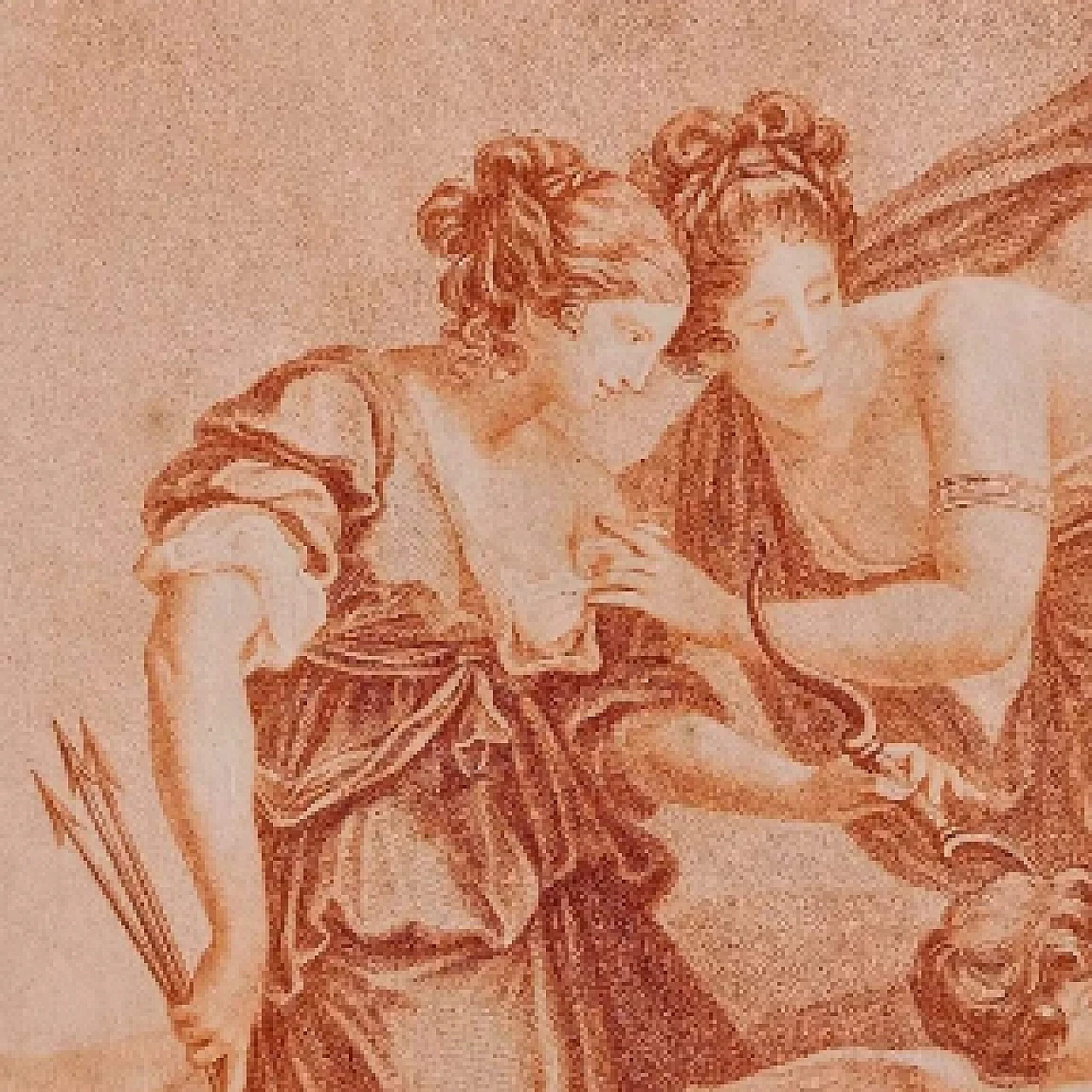 G. Scorodomoff, Cupid disarmed by the Graces, etching, 1780 3