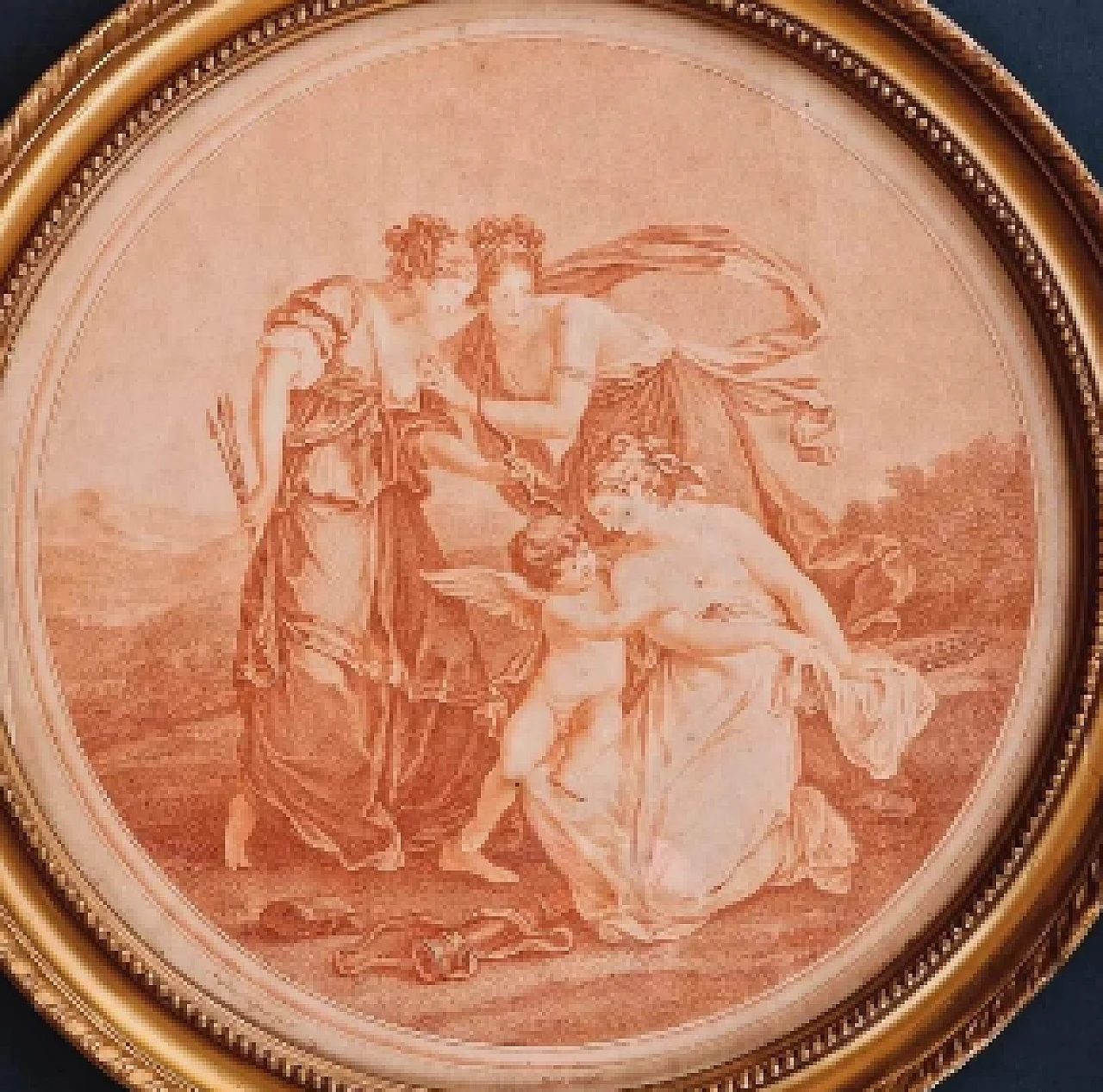 G. Scorodomoff, Cupid disarmed by the Graces, etching, 1780 4