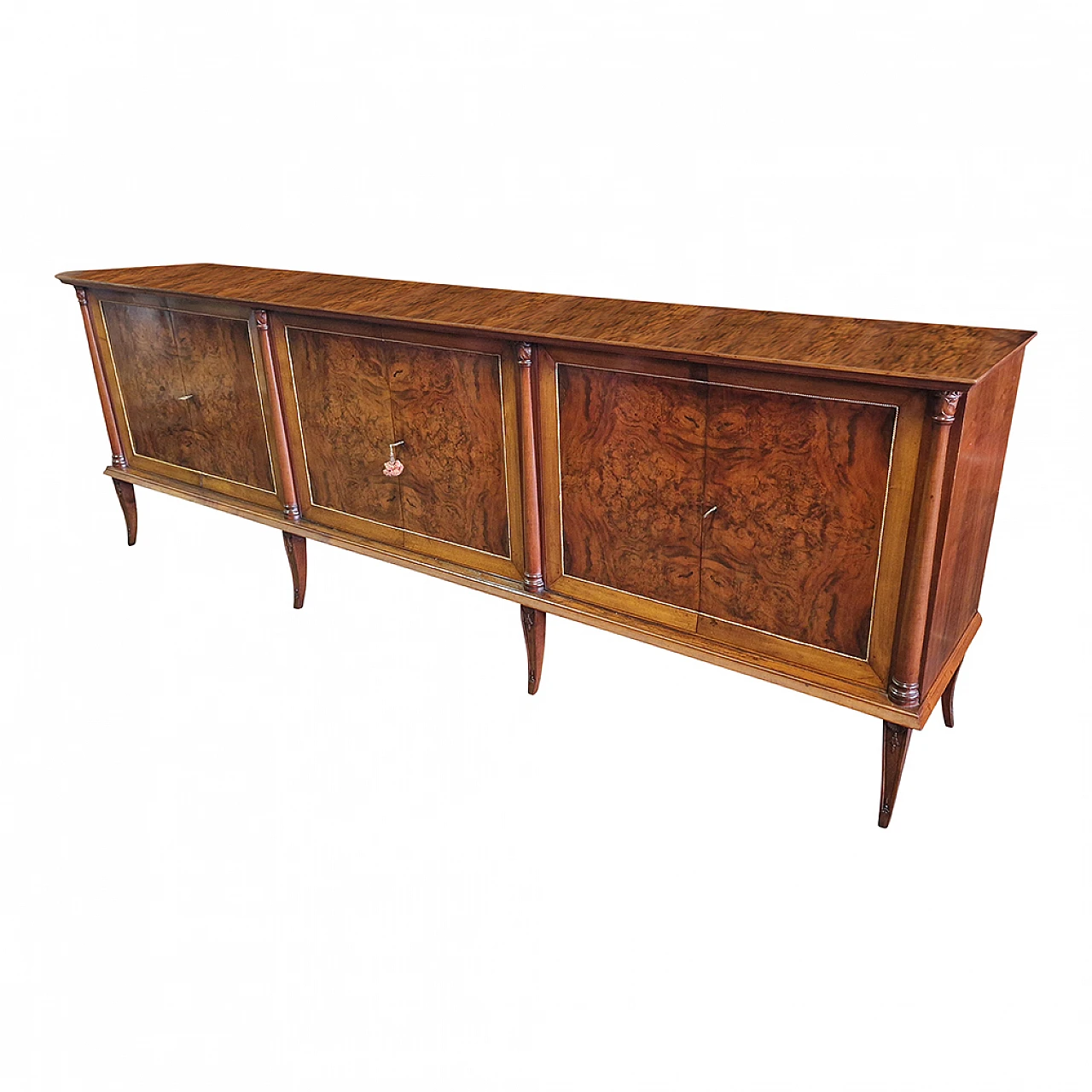 Art Deco walnut and walnut-root sideboard, 1930s 3