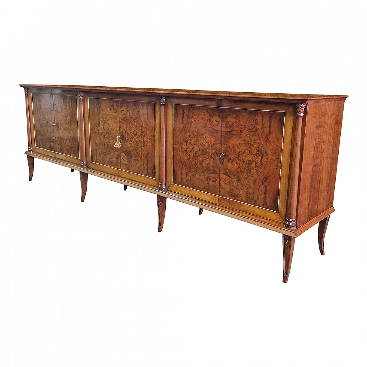 Art Deco walnut and walnut-root sideboard, 1930s 4