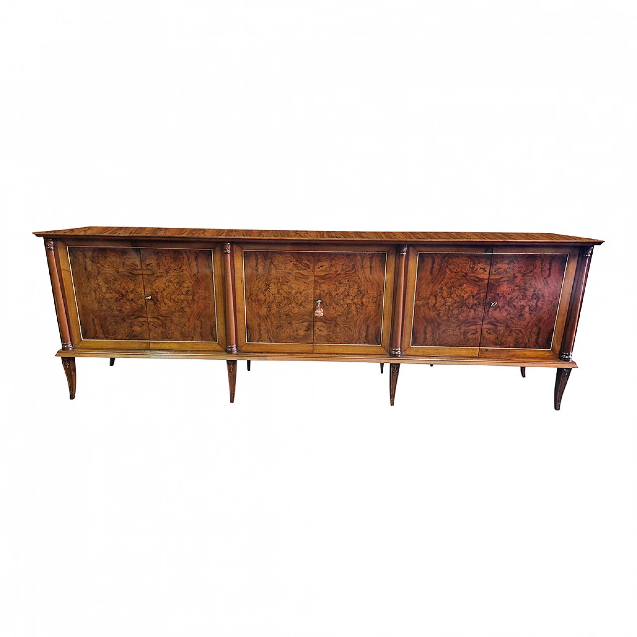 Art Deco walnut and walnut-root sideboard, 1930s 5