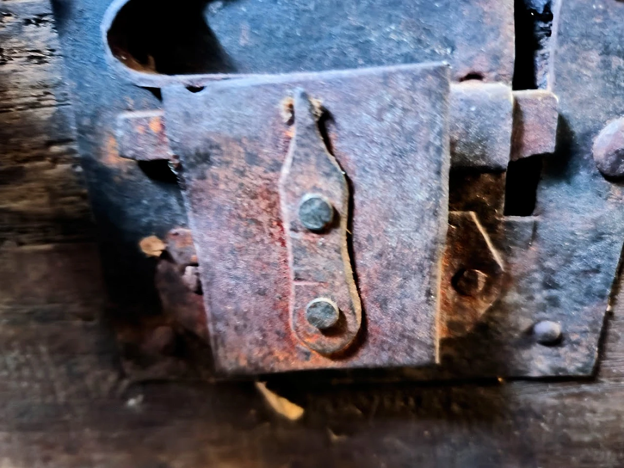 Chestnut wood chest, 18th century 6