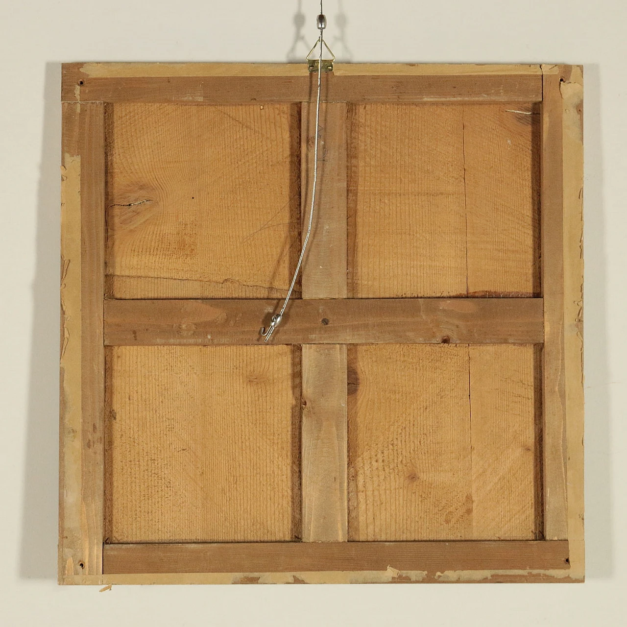 4 Oil-painted wood panels with pastoral scenes, 19th century 10
