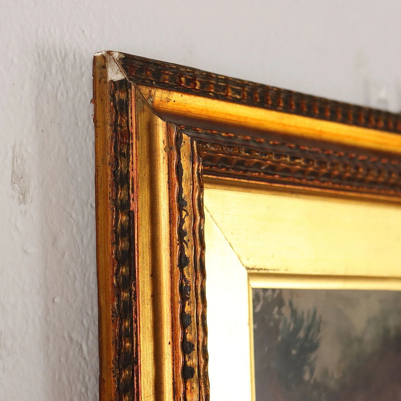 Salomon Corrodi, Veduta con colline, acquerello su carta, '800 8