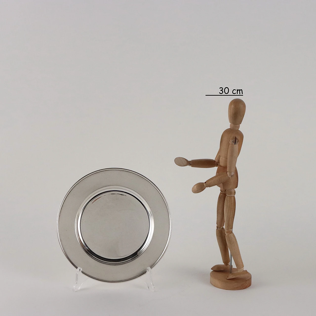 12 Piattini portapane in argento 2