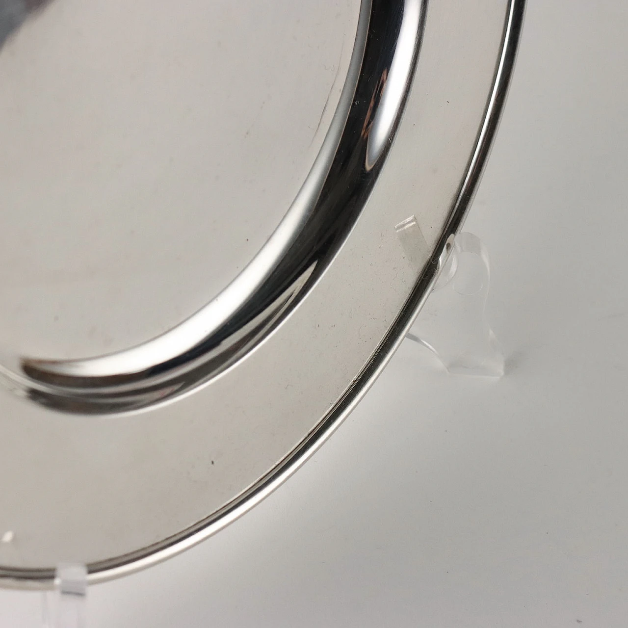 12 Piattini portapane in argento 4