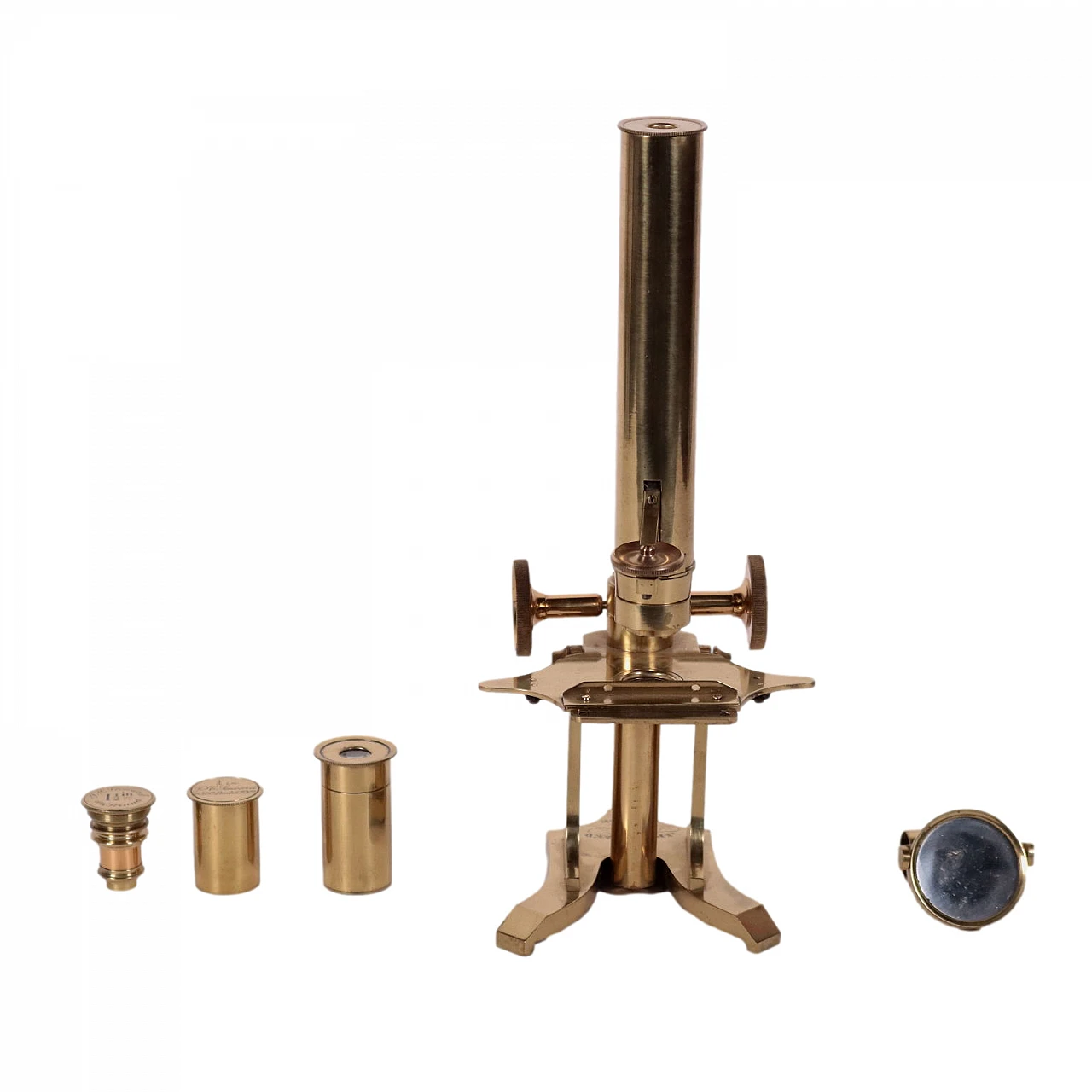 J. H. Steward brass laboratory microscope, 19th century 1