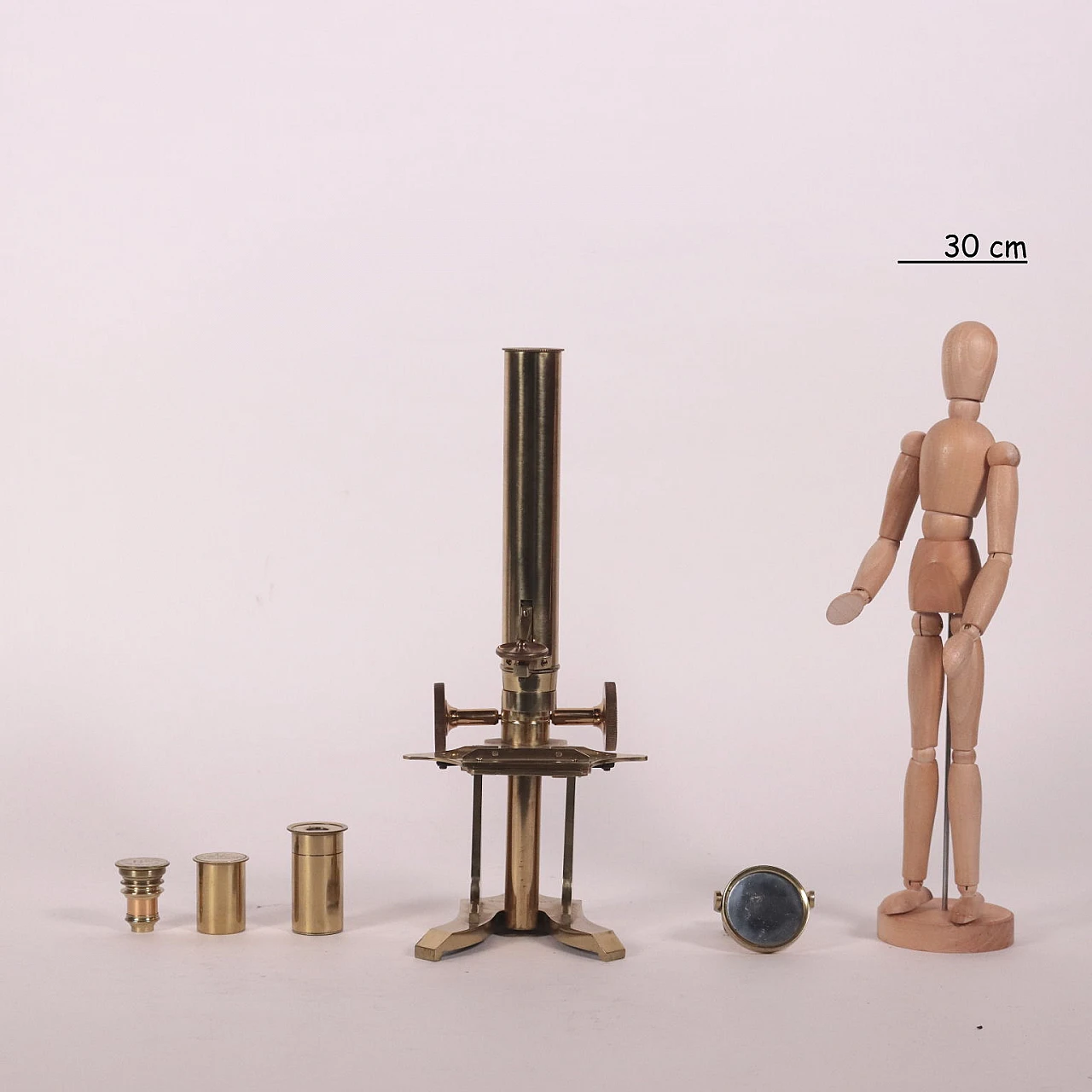 J. H. Steward brass laboratory microscope, 19th century 2