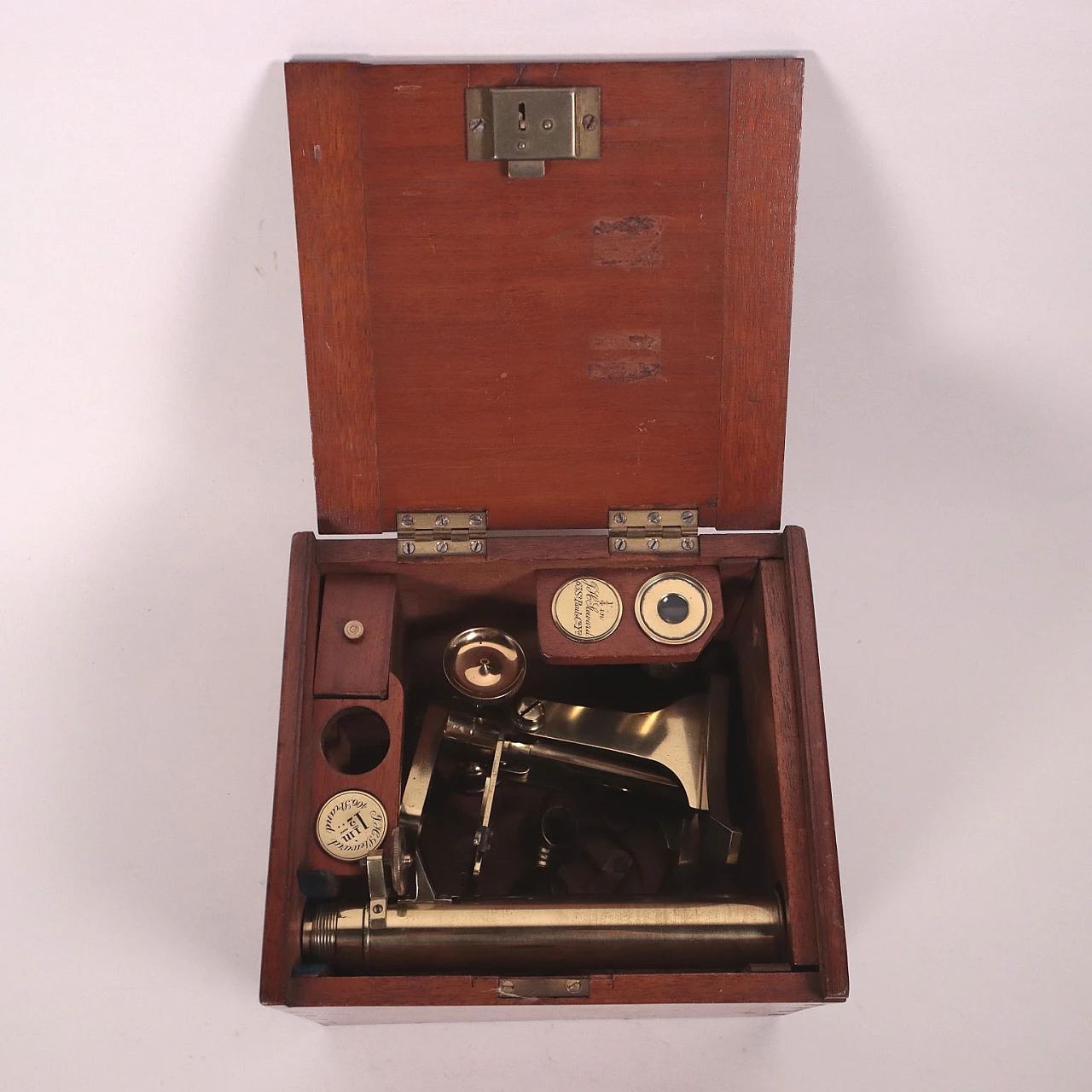 J. H. Steward brass laboratory microscope, 19th century 3