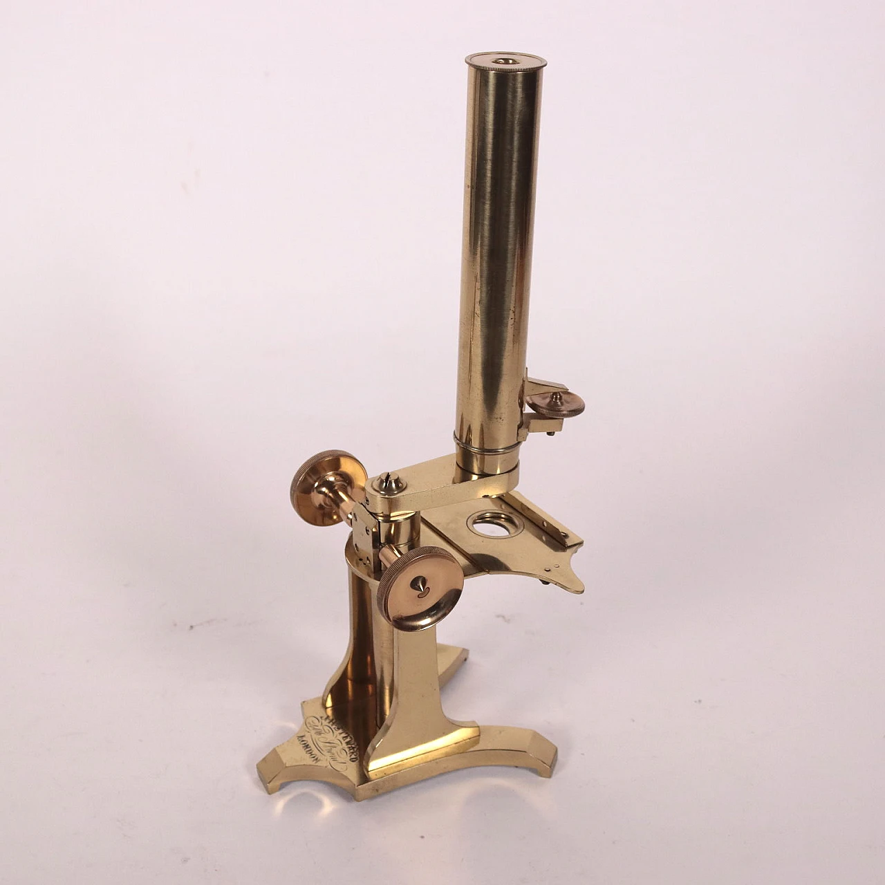 J. H. Steward brass laboratory microscope, 19th century 4
