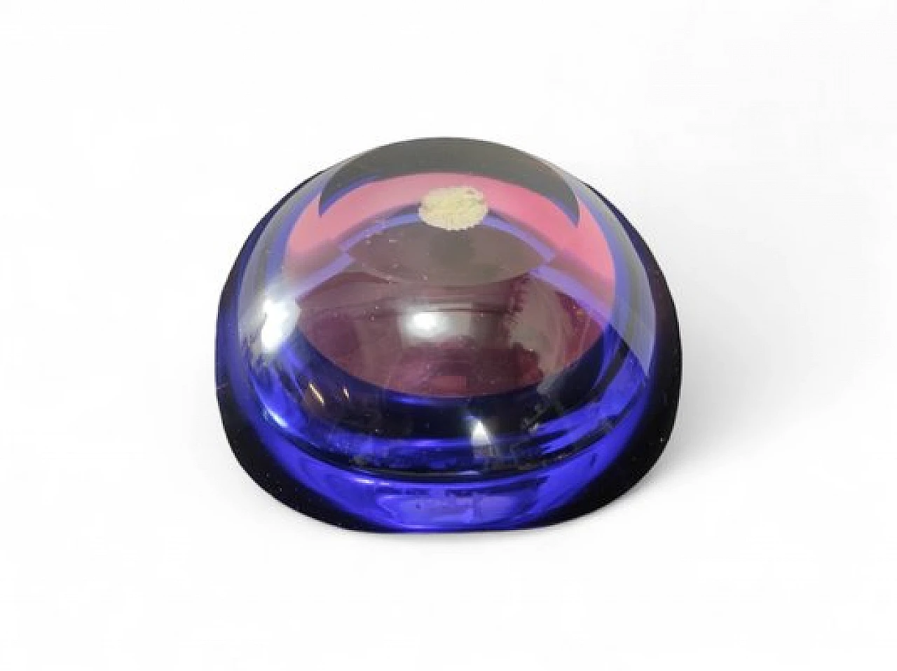 Pair of colored Murano glass ashtrays, 1970s 8