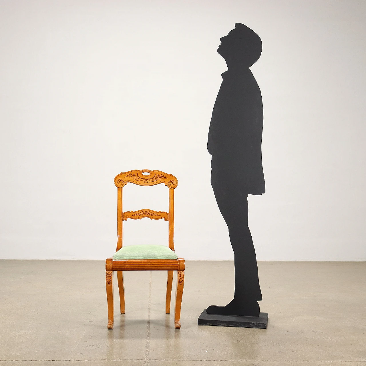 4 Sedie Carlo X in acero, '800 2