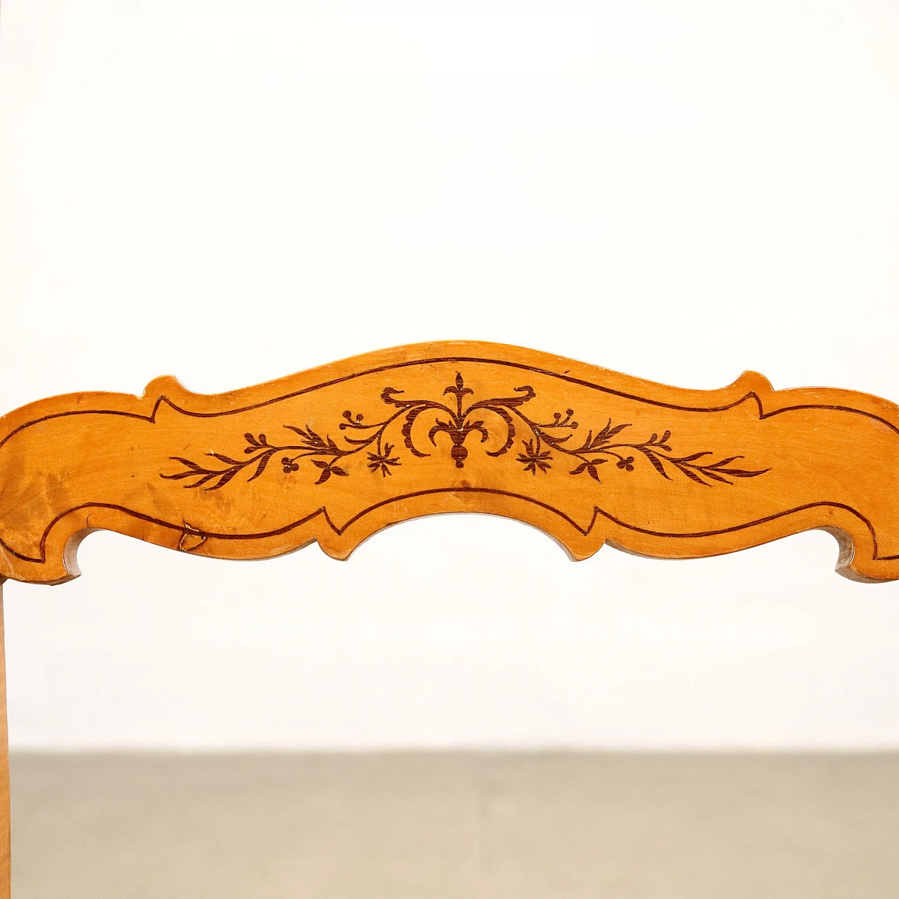 4 Sedie Carlo X in acero, '800 5