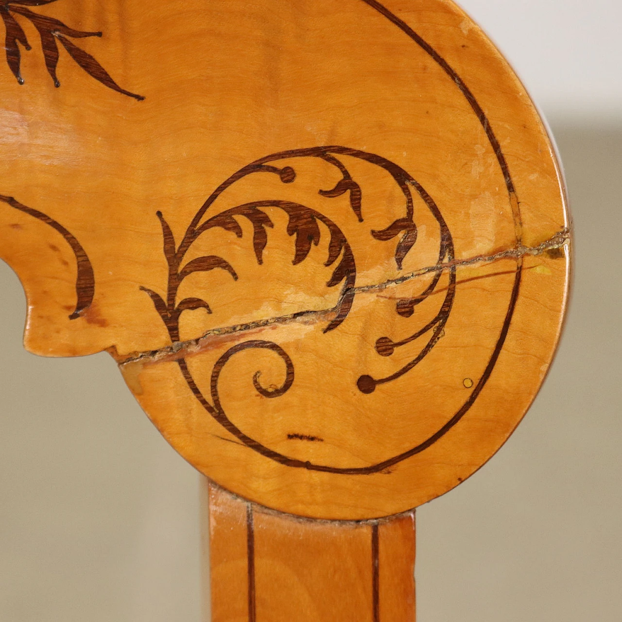 4 Sedie Carlo X in acero, '800 6