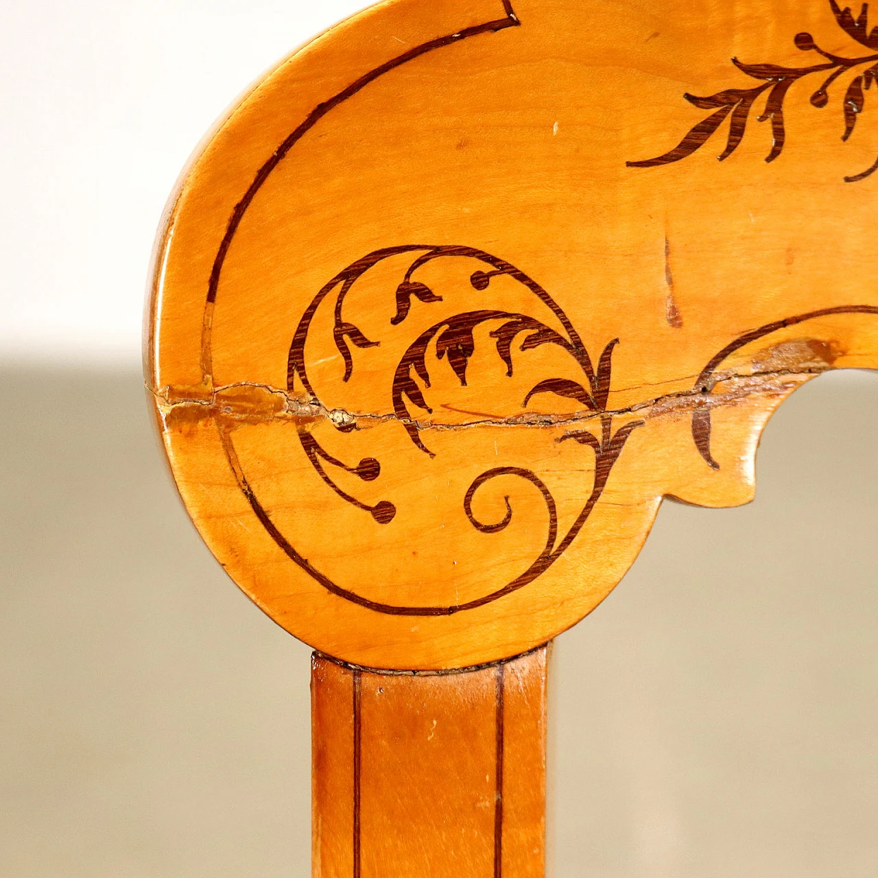 4 Sedie Carlo X in acero, '800 7