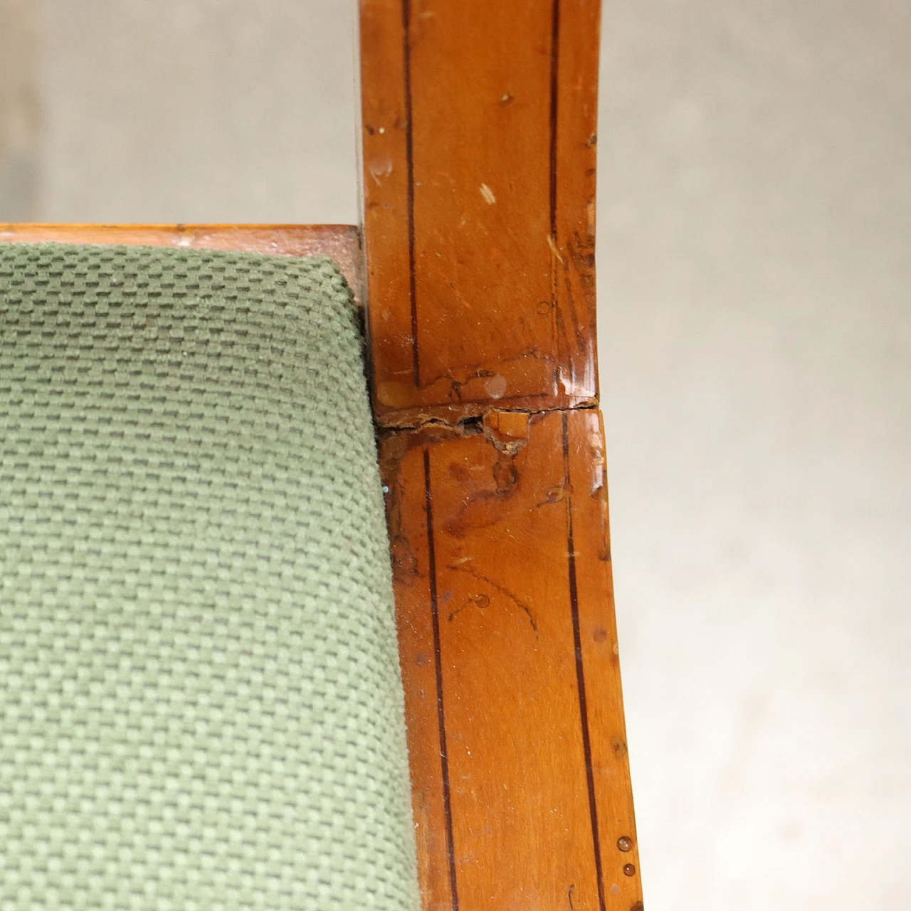 4 Sedie Carlo X in acero, '800 10