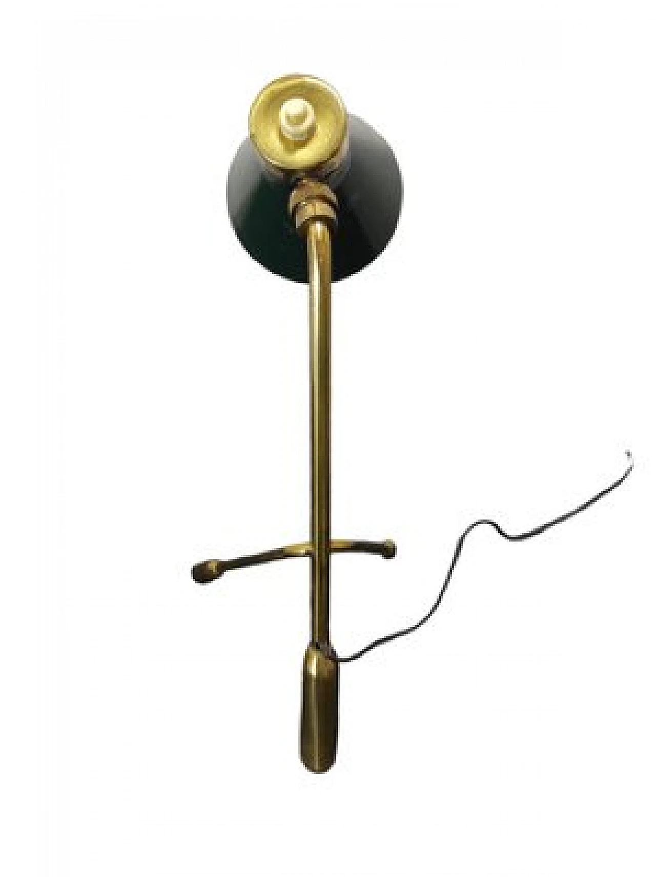 Ochetta table lamp in brass & aluminum by Giuseppe Ostuni, 1950s 3