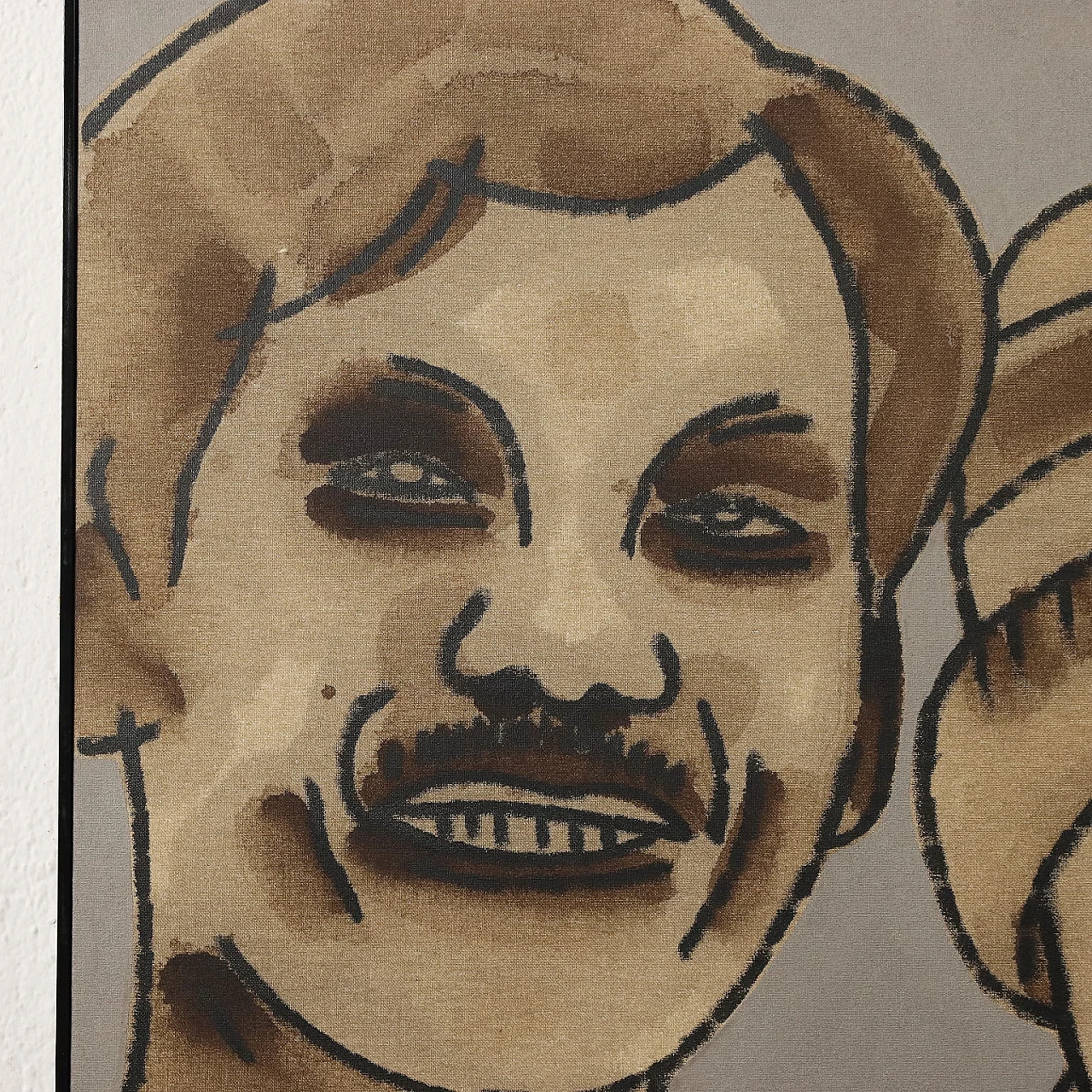 Concetto Pozzati, Album di famiglia, dipinto a olio e acrilico su tela, 2001 8