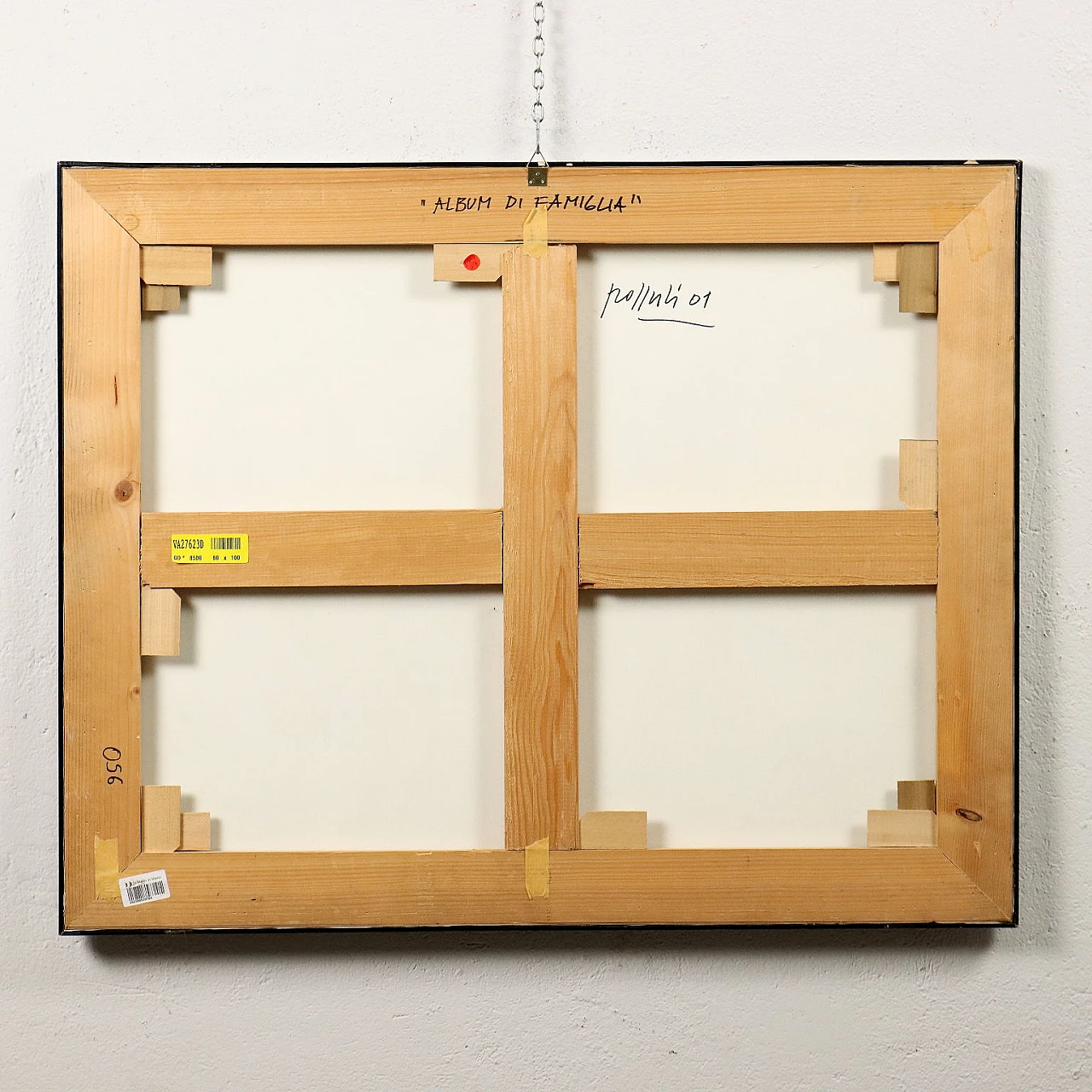 Concetto Pozzati, Album di famiglia, dipinto a olio e acrilico su tela, 2001 10