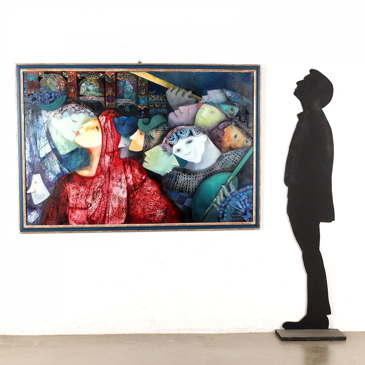 Giovanna Madoi, Carnevale veneziano, oil on canvas, 1991 2