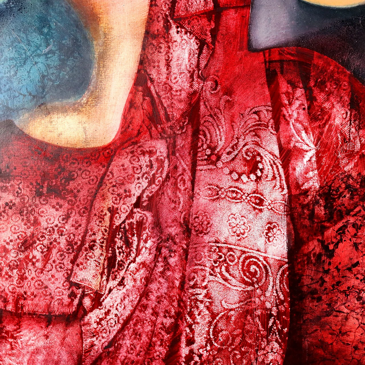 Giovanna Madoi, Carnevale veneziano, oil on canvas, 1991 4