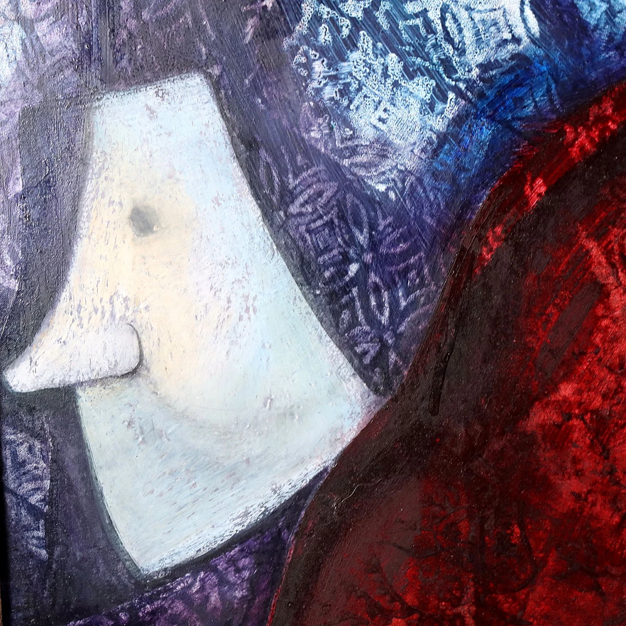 Giovanna Madoi, Carnevale veneziano, oil on canvas, 1991 6