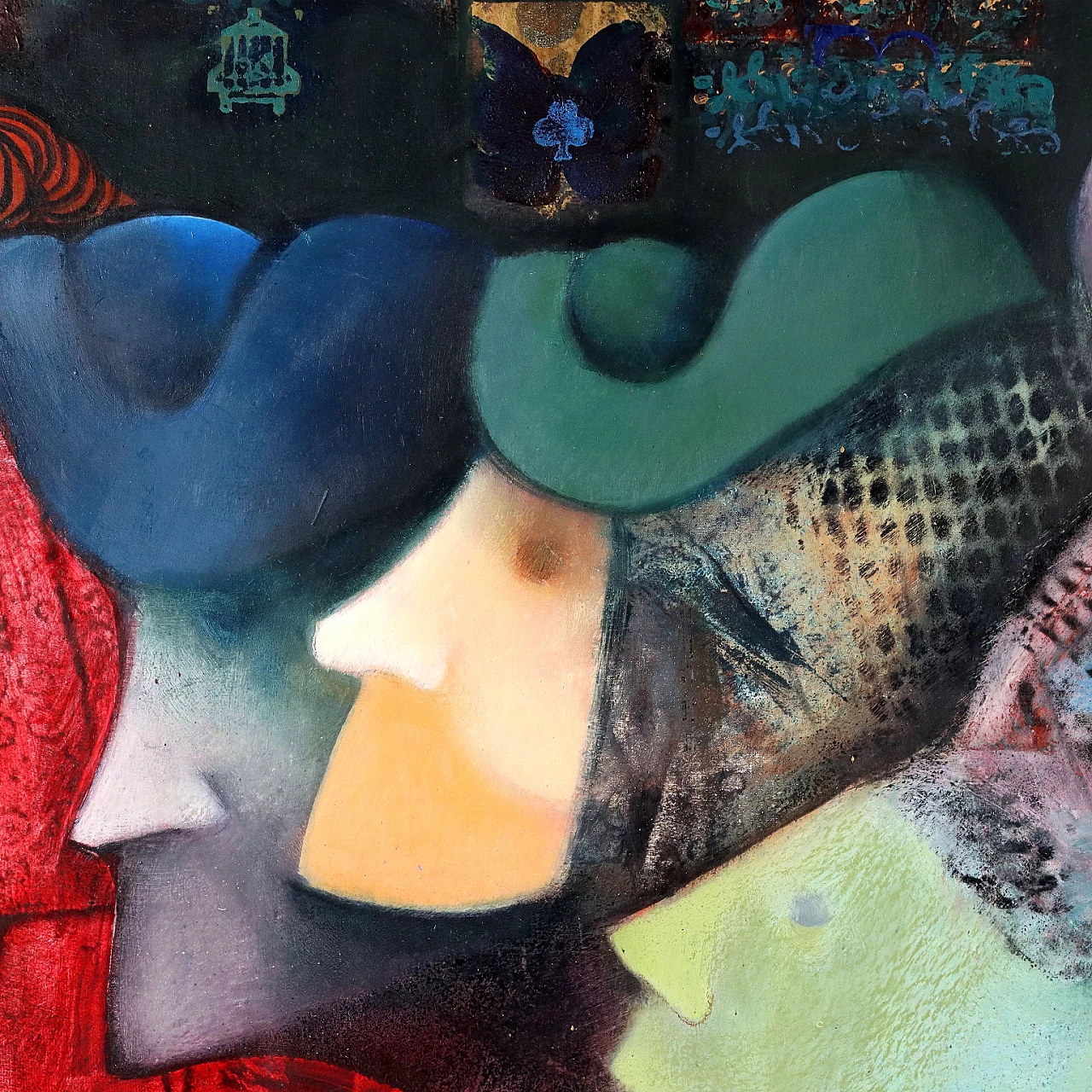 Giovanna Madoi, Carnevale veneziano, oil on canvas, 1991 7