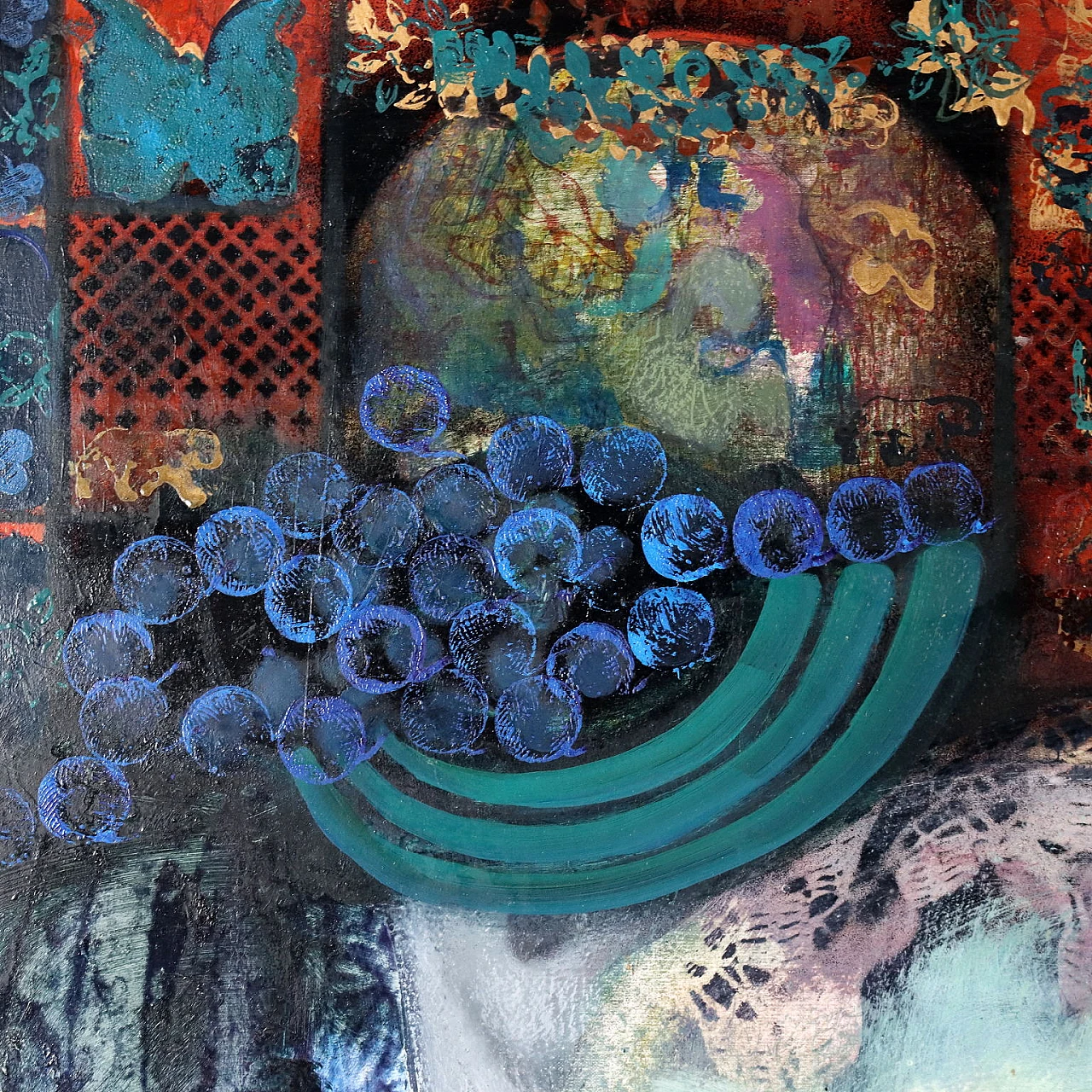 Giovanna Madoi, Carnevale veneziano, oil on canvas, 1991 8