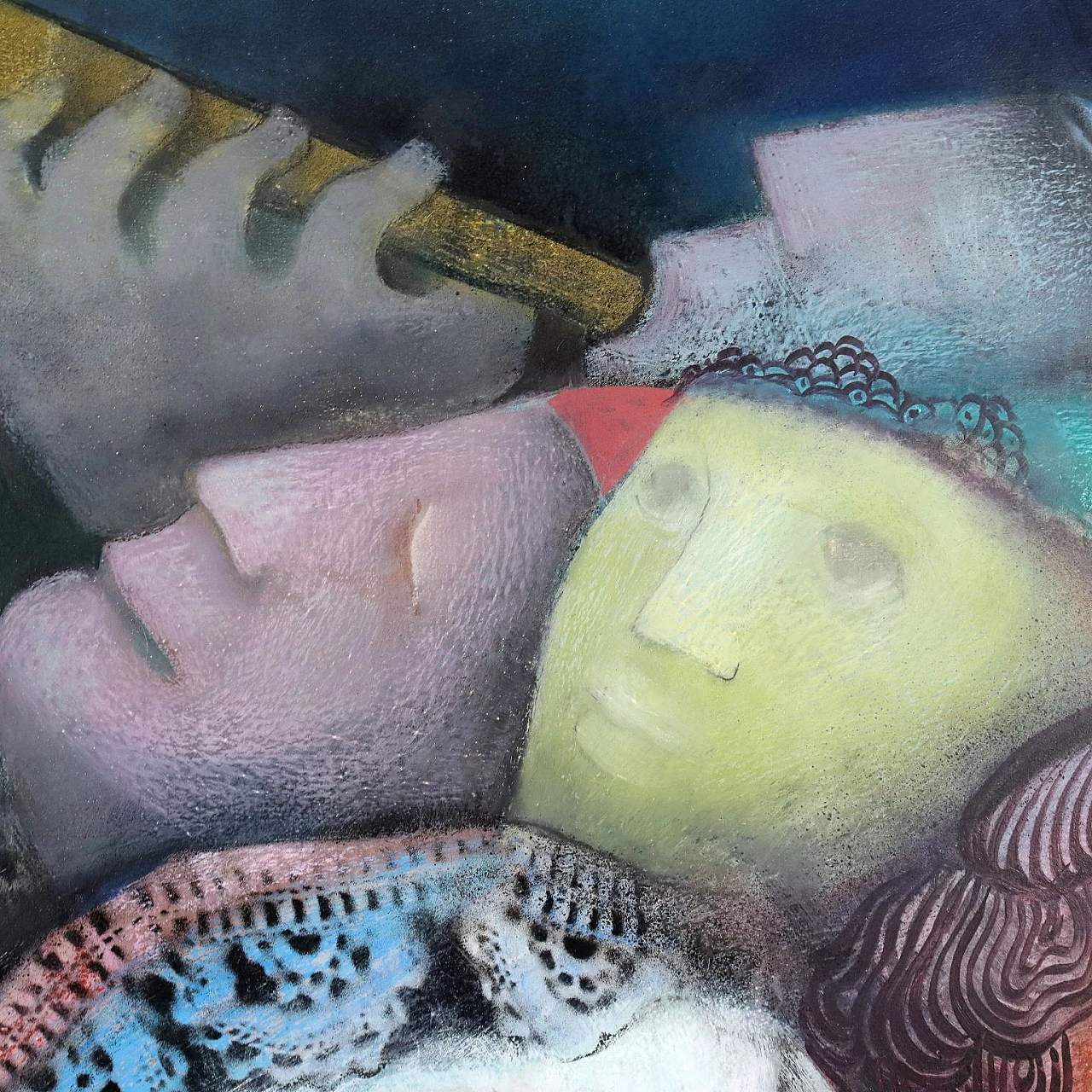 Giovanna Madoi, Carnevale veneziano, oil on canvas, 1991 10