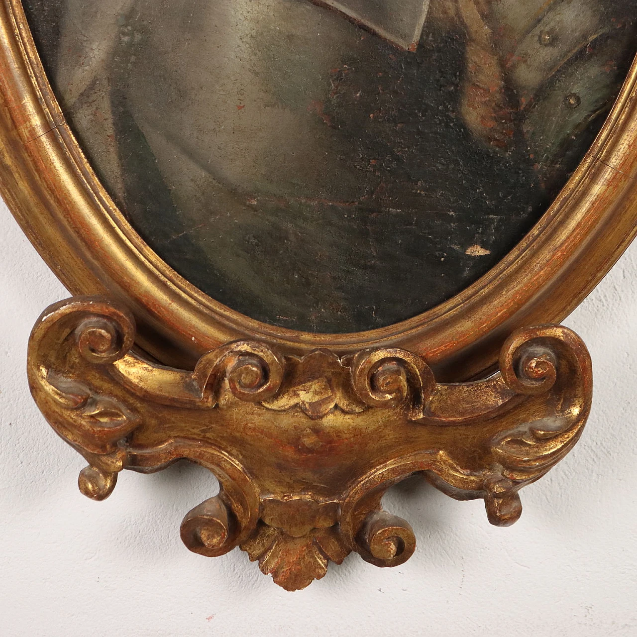 Portrait of soldier in armor, oil on canvas, 17th century 8