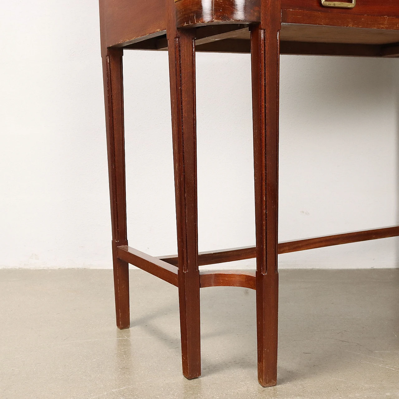 Petineuse Liberty in mogano con piano in marmo, inizio '900 8