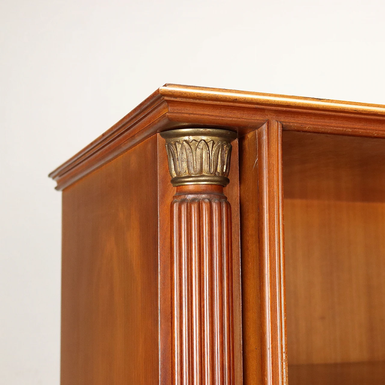 Wood sideboard with flap writing desk, 1950s 4
