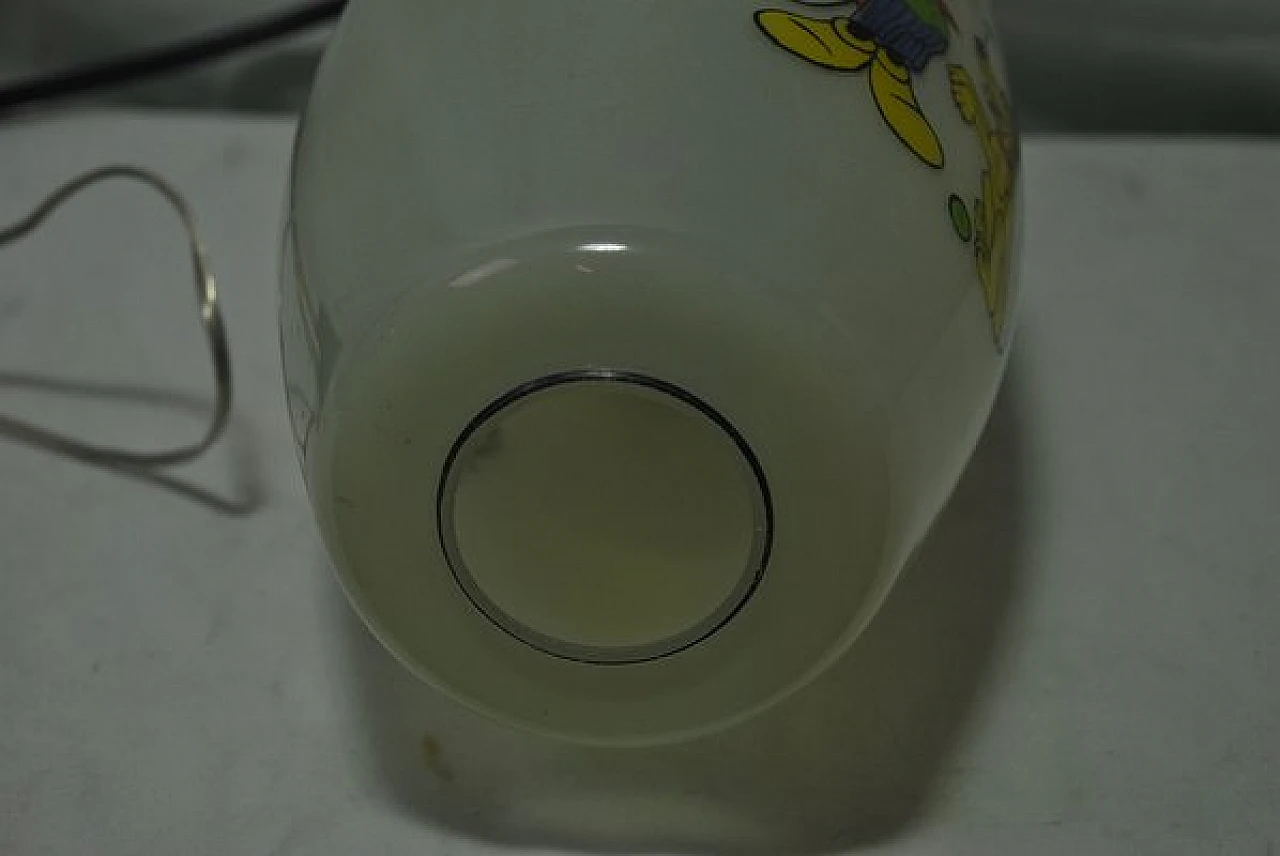 Disney ceiling lamp in glass and brass by Doria Leuchten, 1950s 7