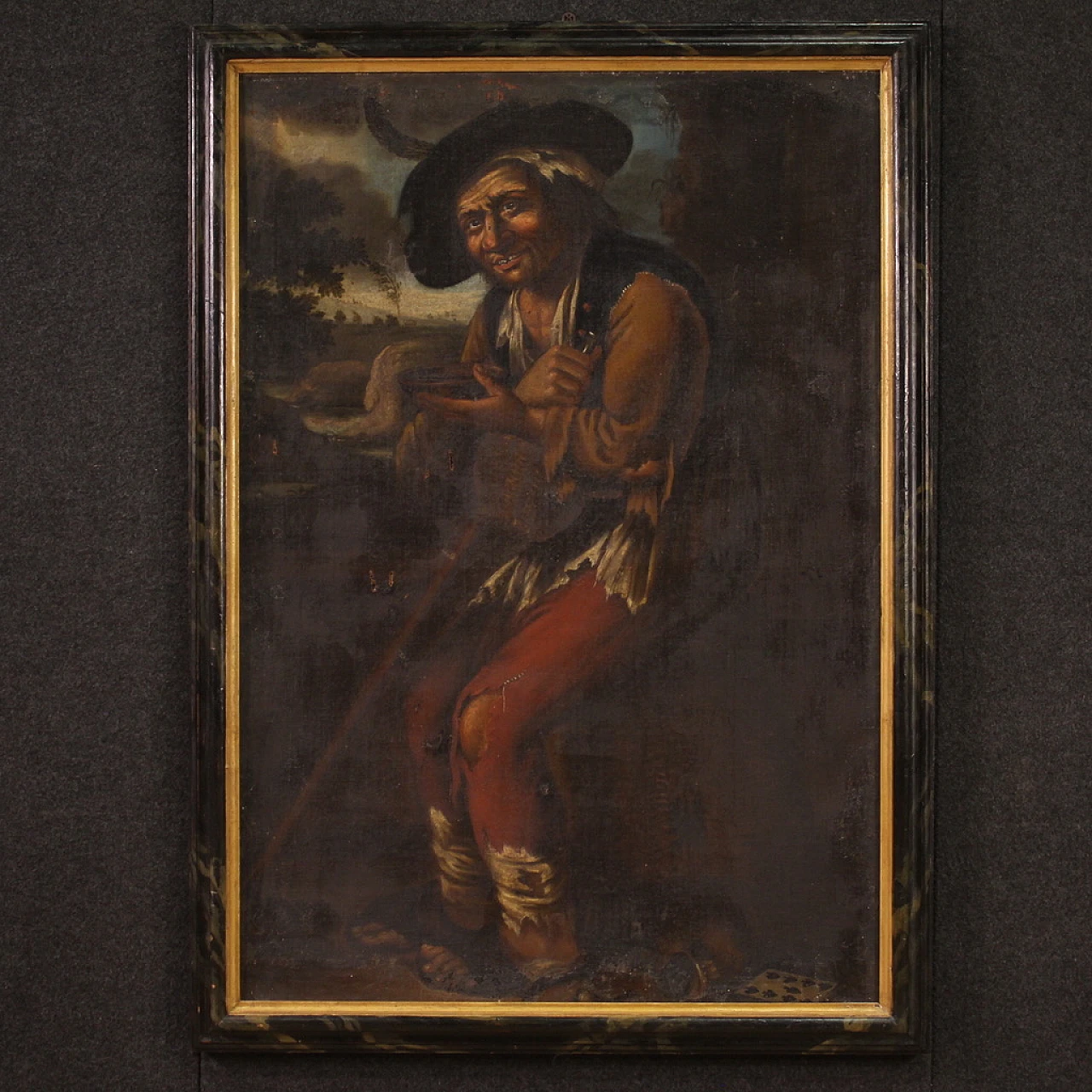 Portrait of Pitocco, oil on canvas, 18th century 1