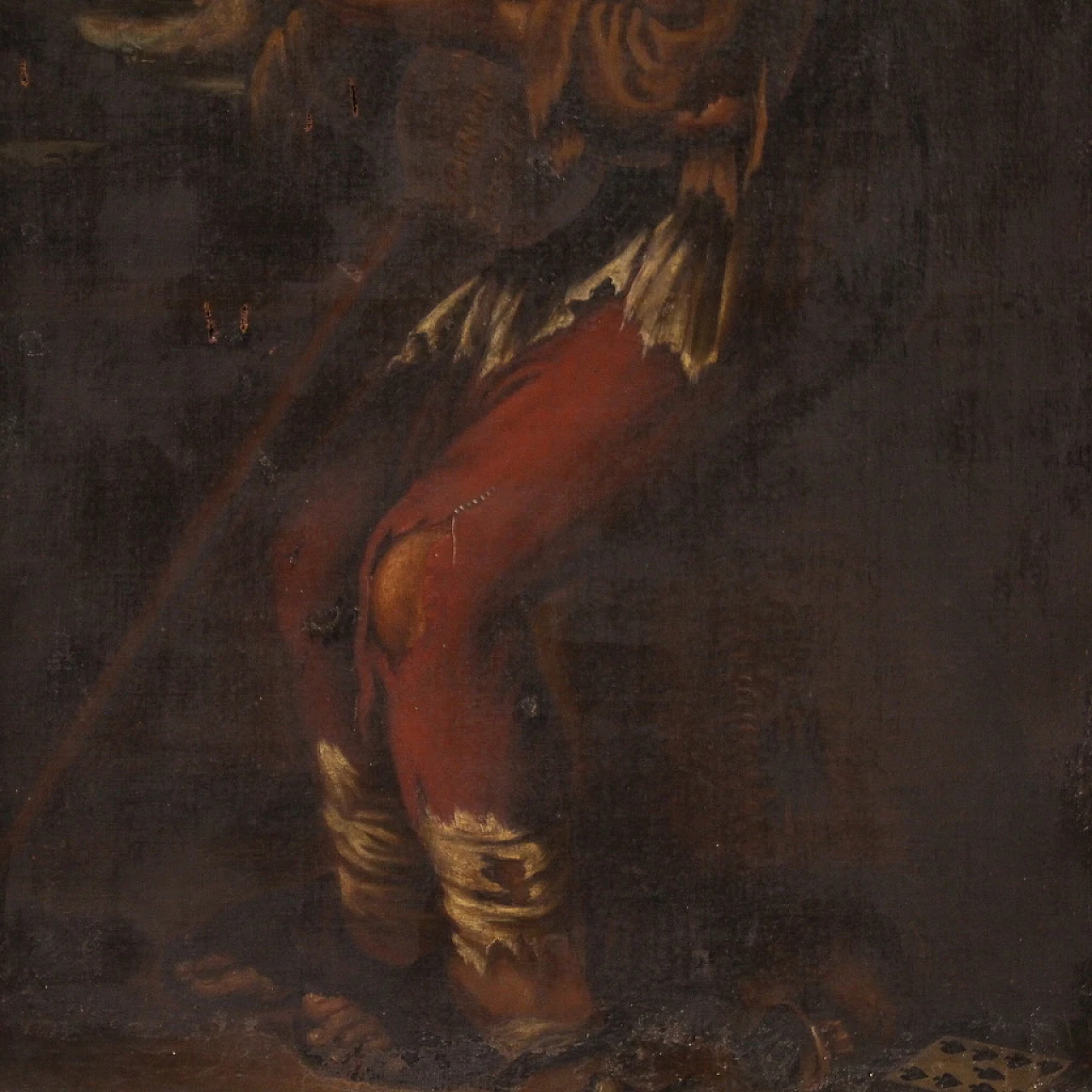 Portrait of Pitocco, oil on canvas, 18th century 4